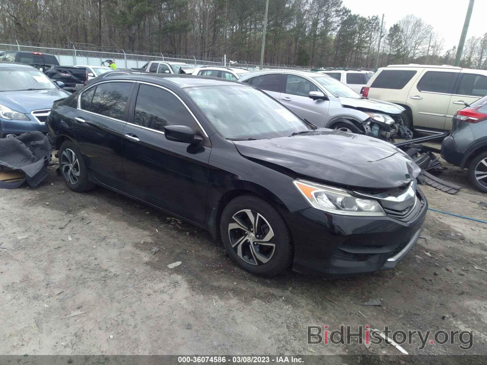 Photo 1HGCR2F32GA016187 - HONDA ACCORD SEDAN 2016