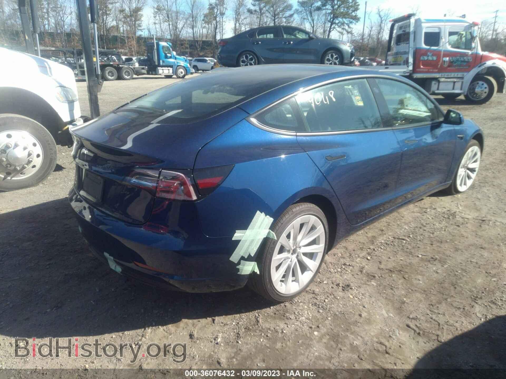 2022 TESLA MODEL 3 - VIN: 5YJ3E1EA7NF190877 - Фото 4