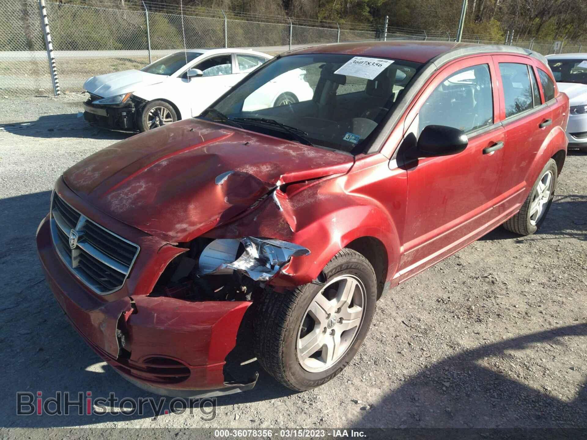 2007 DODGE CALIBER - VIN: 1B3HB48B07D312687 - Фото 2
