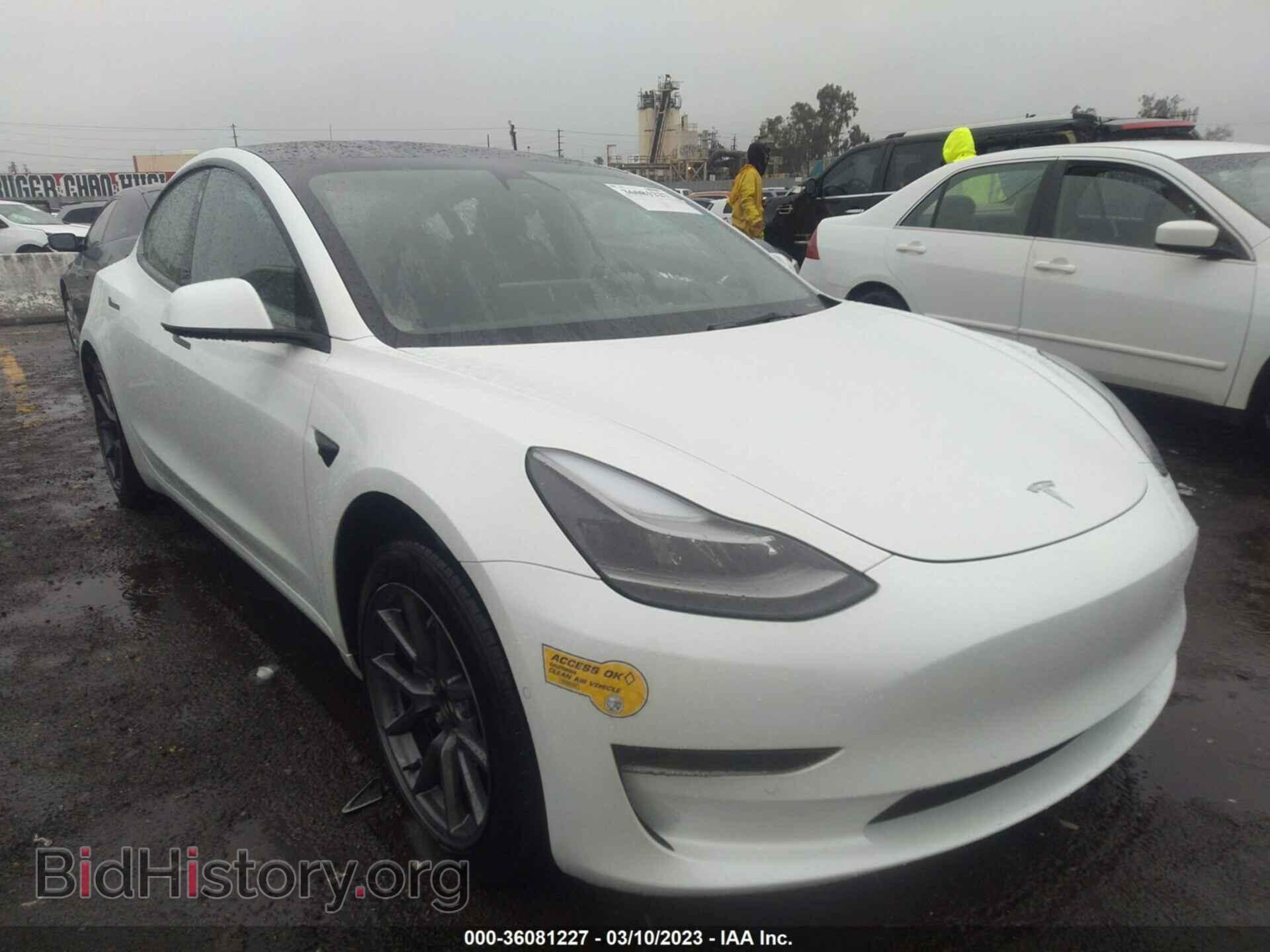 Фотография 5YJ3E1EA6NF126474 - TESLA MODEL 3 2022