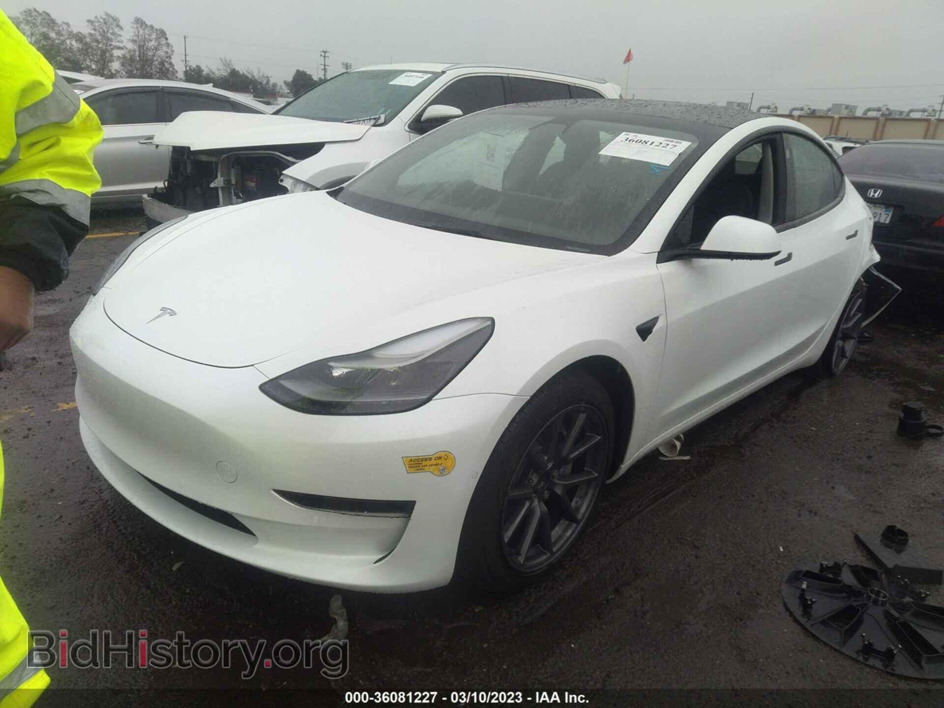 2022 TESLA MODEL 3 - VIN: 5YJ3E1EA6NF126474 - Фото 2