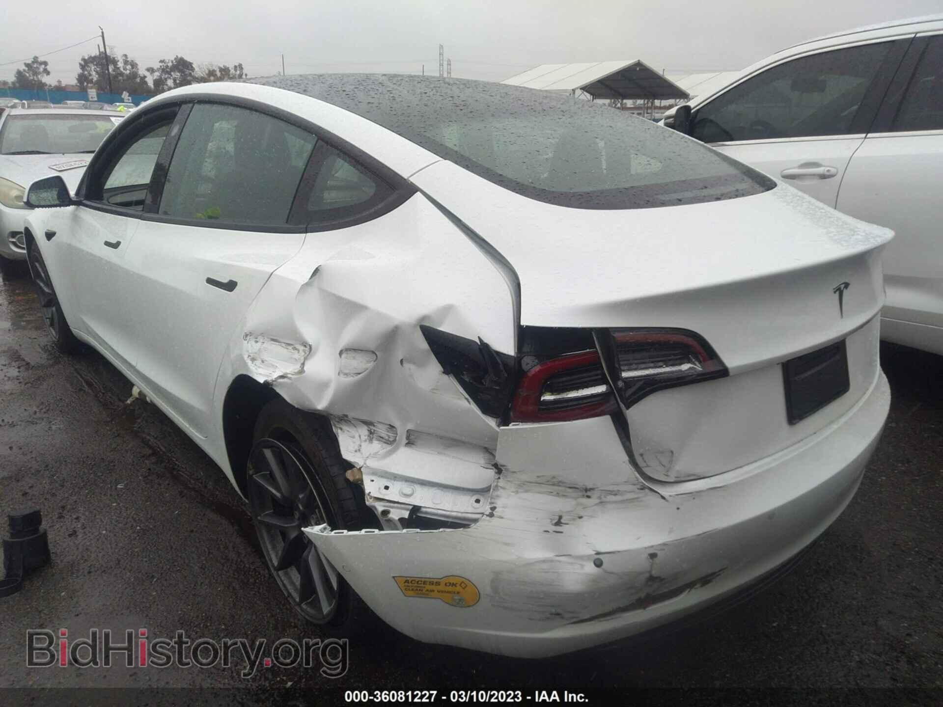 2022 TESLA MODEL 3 - VIN: 5YJ3E1EA6NF126474 - Фото 3