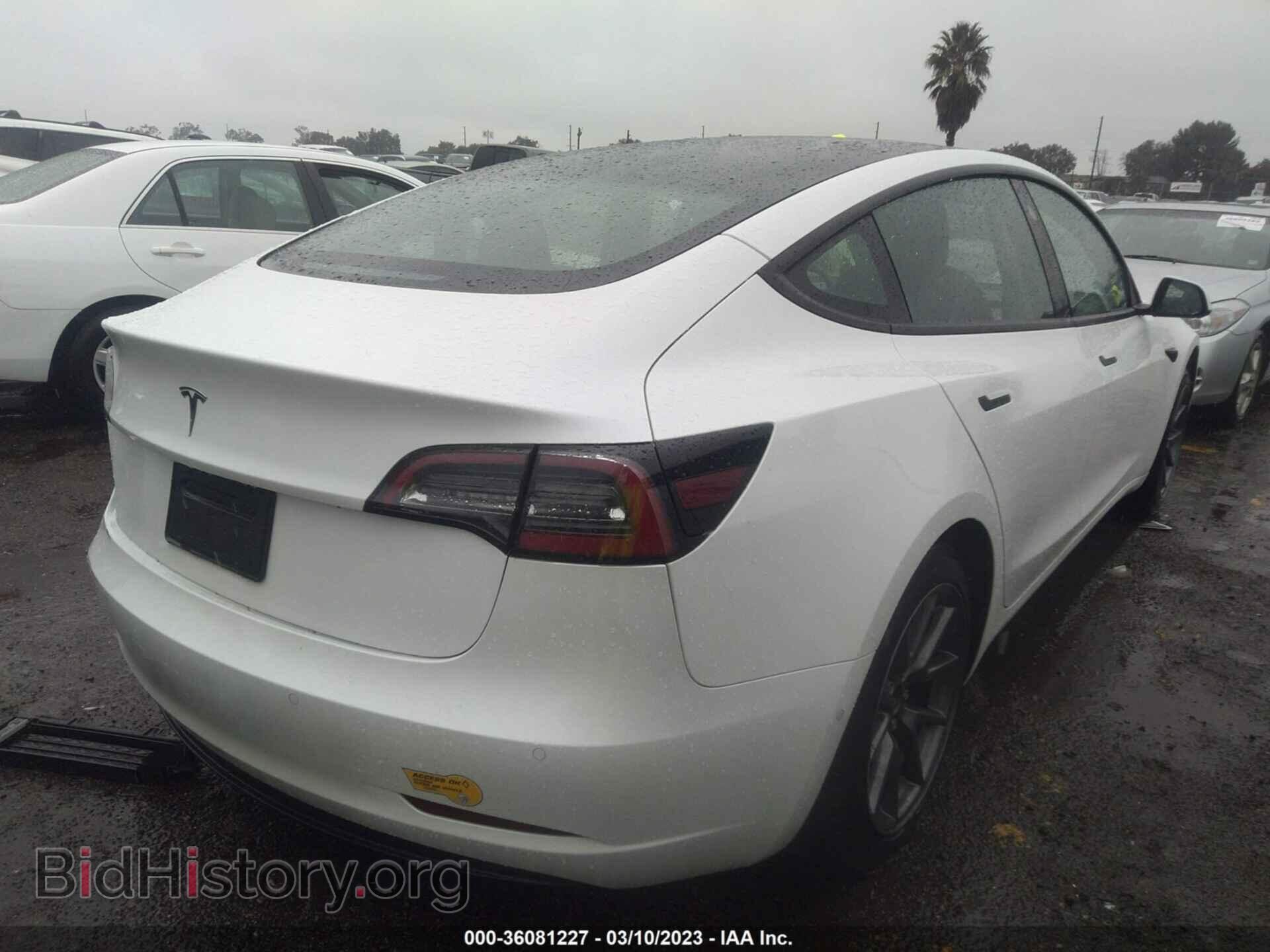 2022 TESLA MODEL 3 - VIN: 5YJ3E1EA6NF126474 - Фото 4
