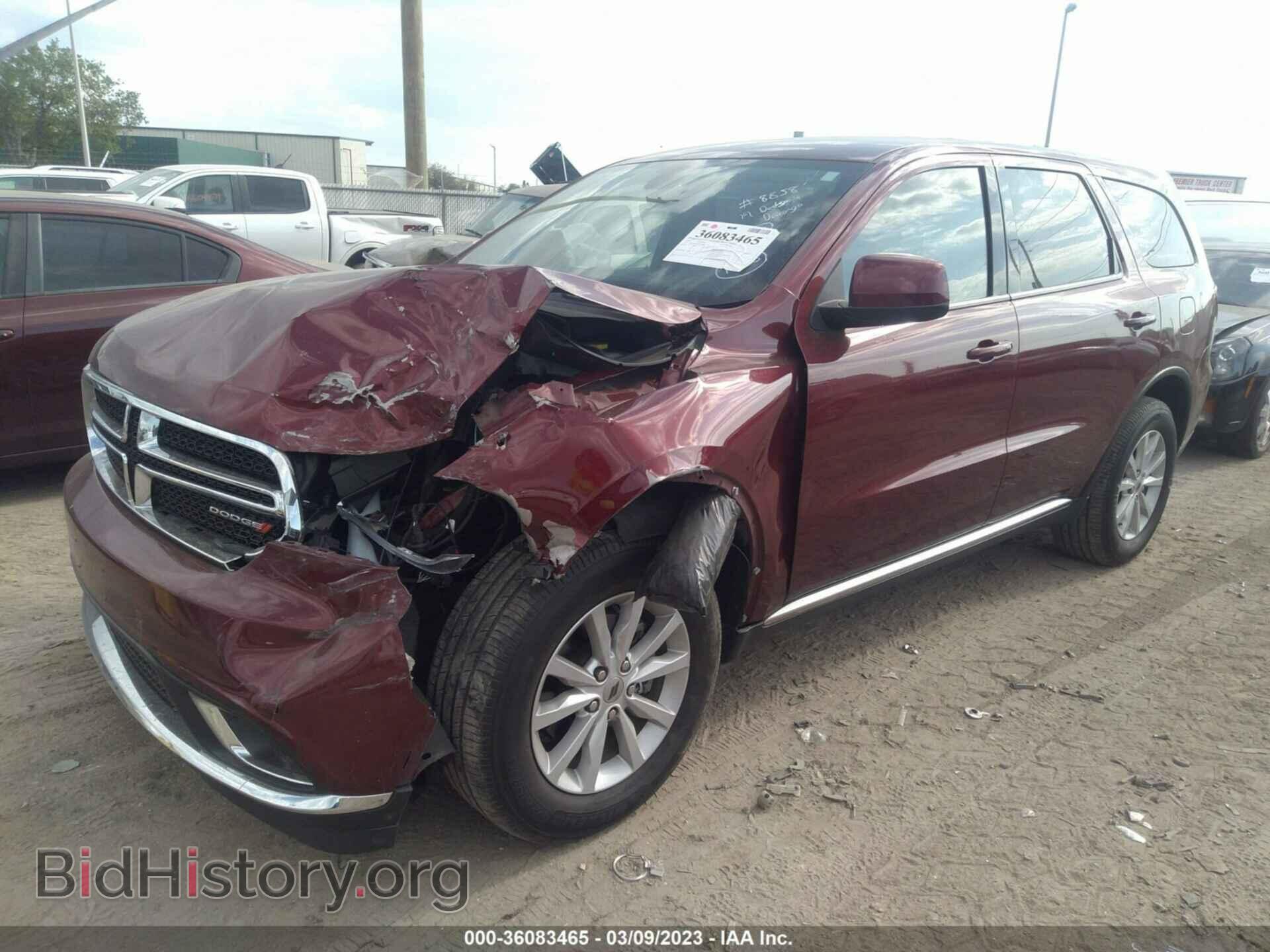 2019 DODGE DURANGO - VIN: 1C4RDJAG0KC558686 - Photo 2