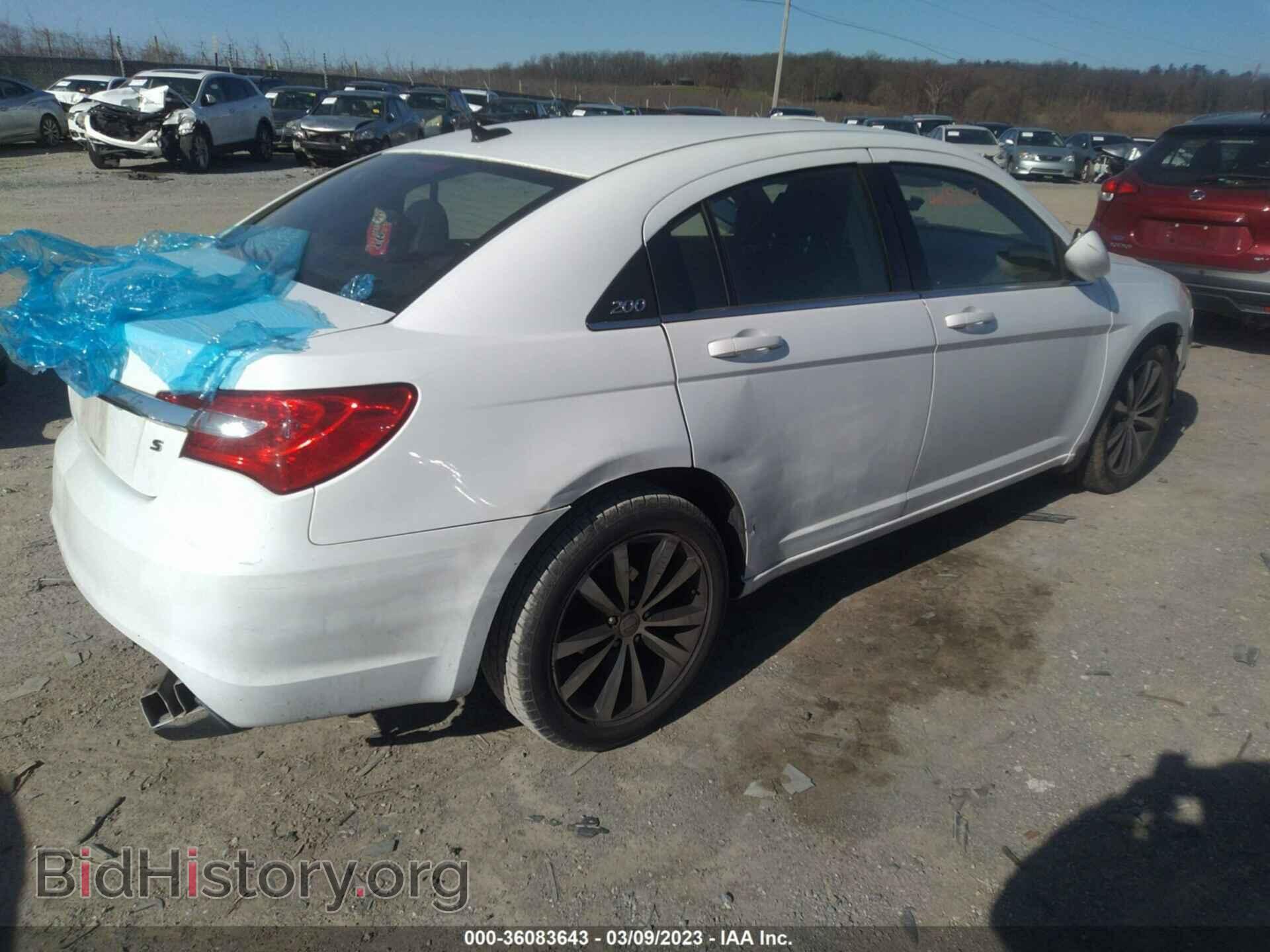 2013 CHRYSLER 200 - VIN: 1C3CCBBBXDN744460 - Фото 4