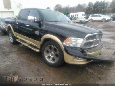 2012 RAM 1500 Laramie Longhorn Edition, black — VIN 1C6RD7PT4CS293549, IAAI