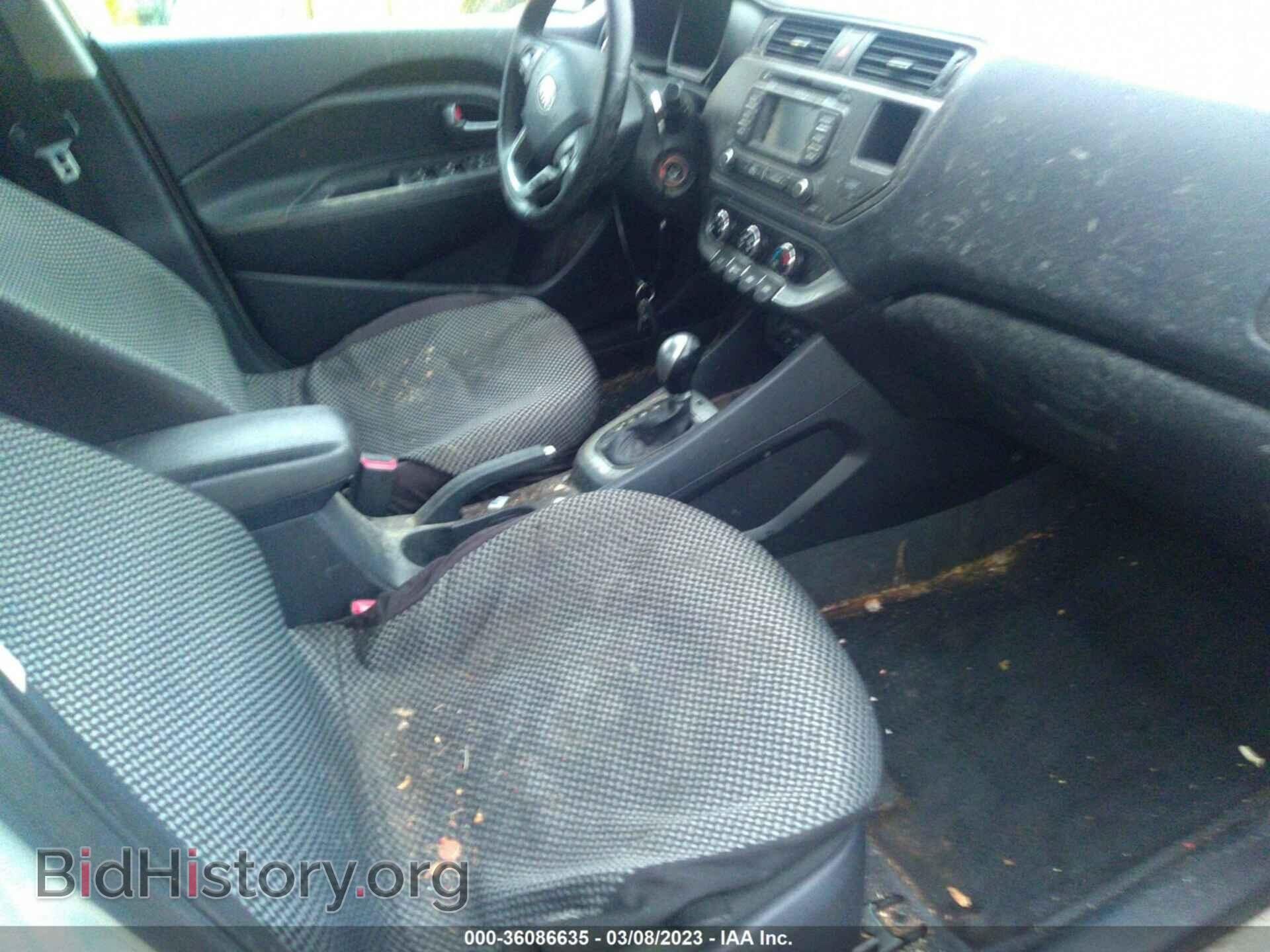 2013 KIA RIO - VIN: KNADN4A33D6164894 - Фото 5