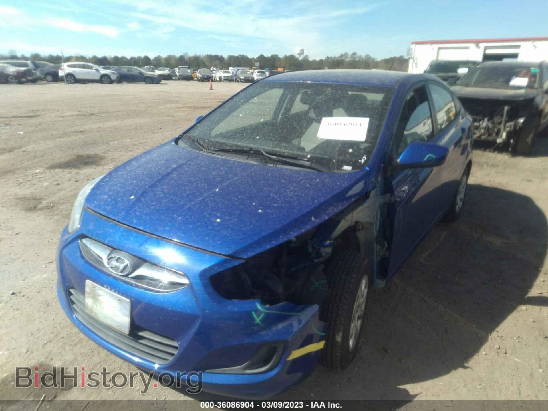 2014 HYUNDAI ACCENT - VIN: KMHCT4AE7EU694025 - Фото 2