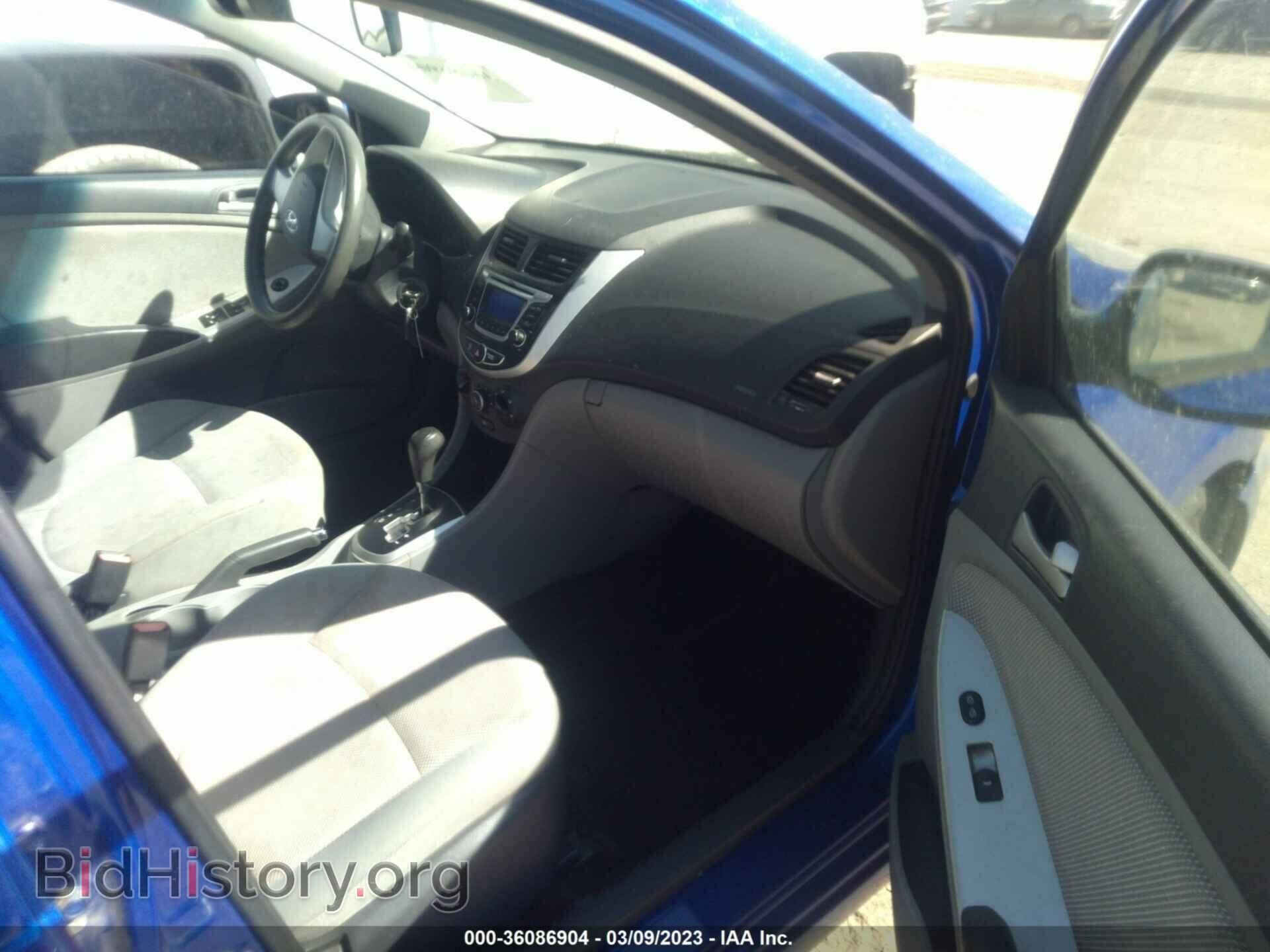 2014 HYUNDAI ACCENT - VIN: KMHCT4AE7EU694025 - Фото 5