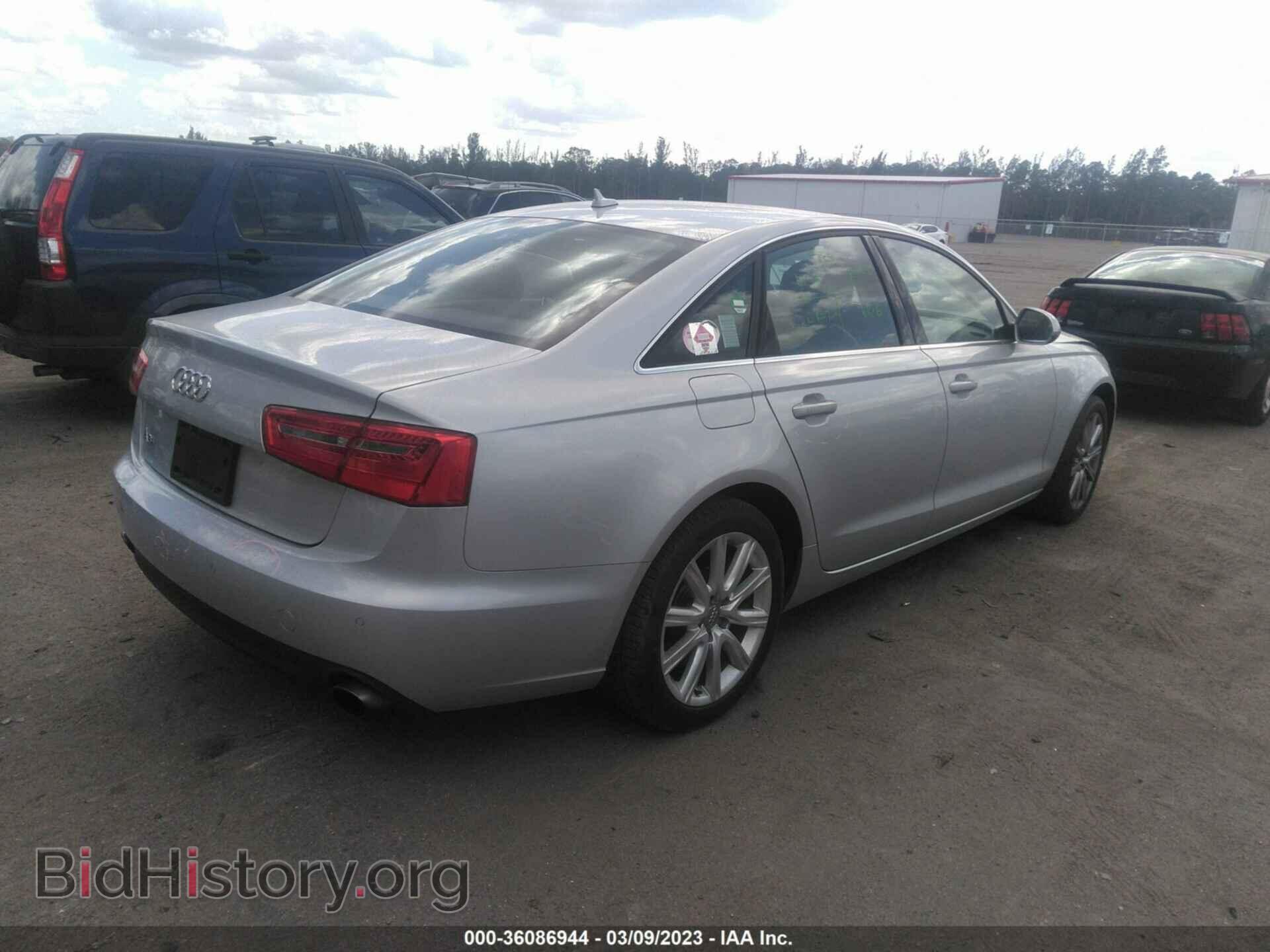 2014 AUDI A6 - VIN: WAUGFAFC4EN093519 - Фото 4