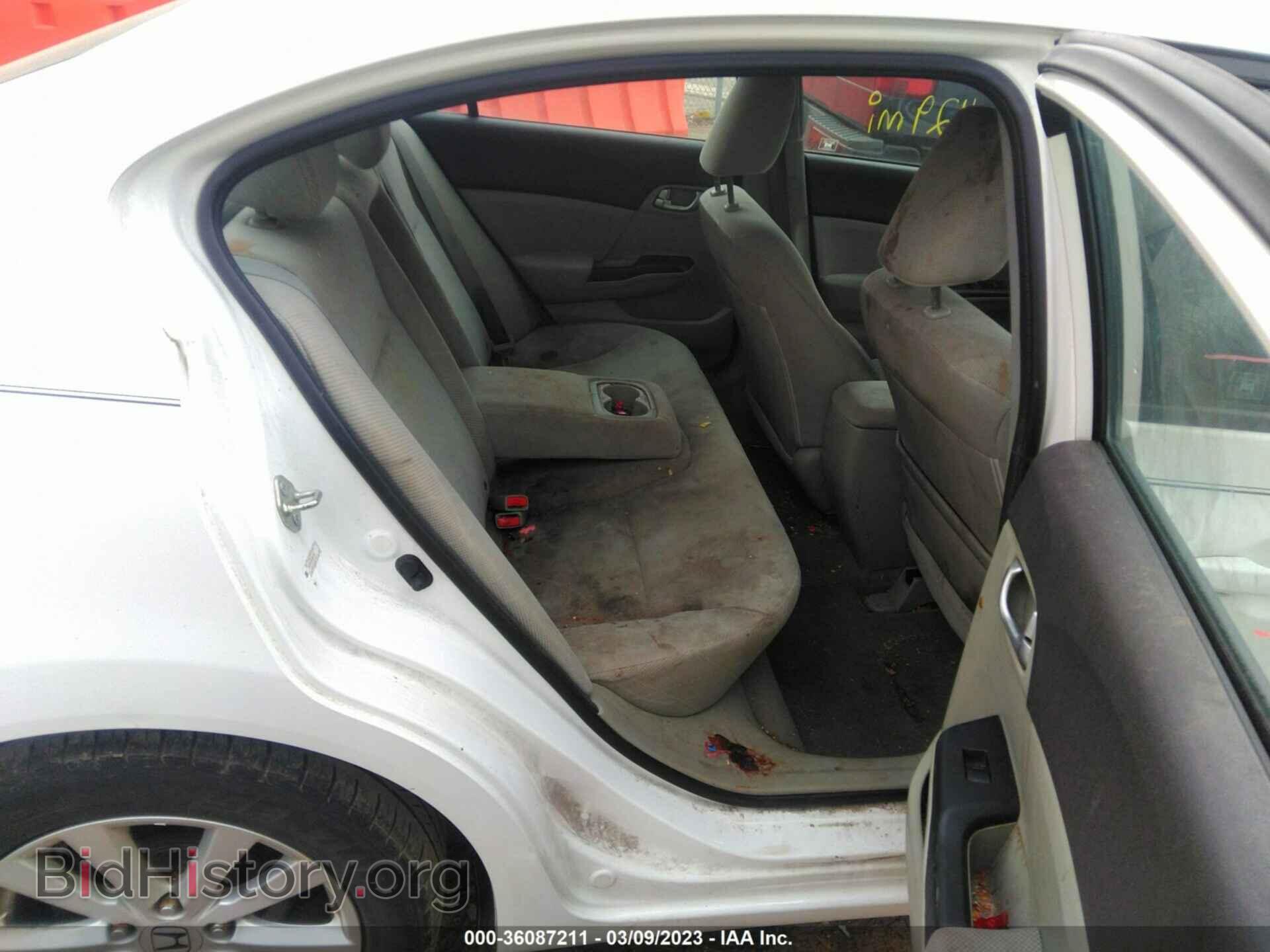 2012 HONDA CIVIC SDN - VIN: 2HGFB2F87CH607298 - Фото 8