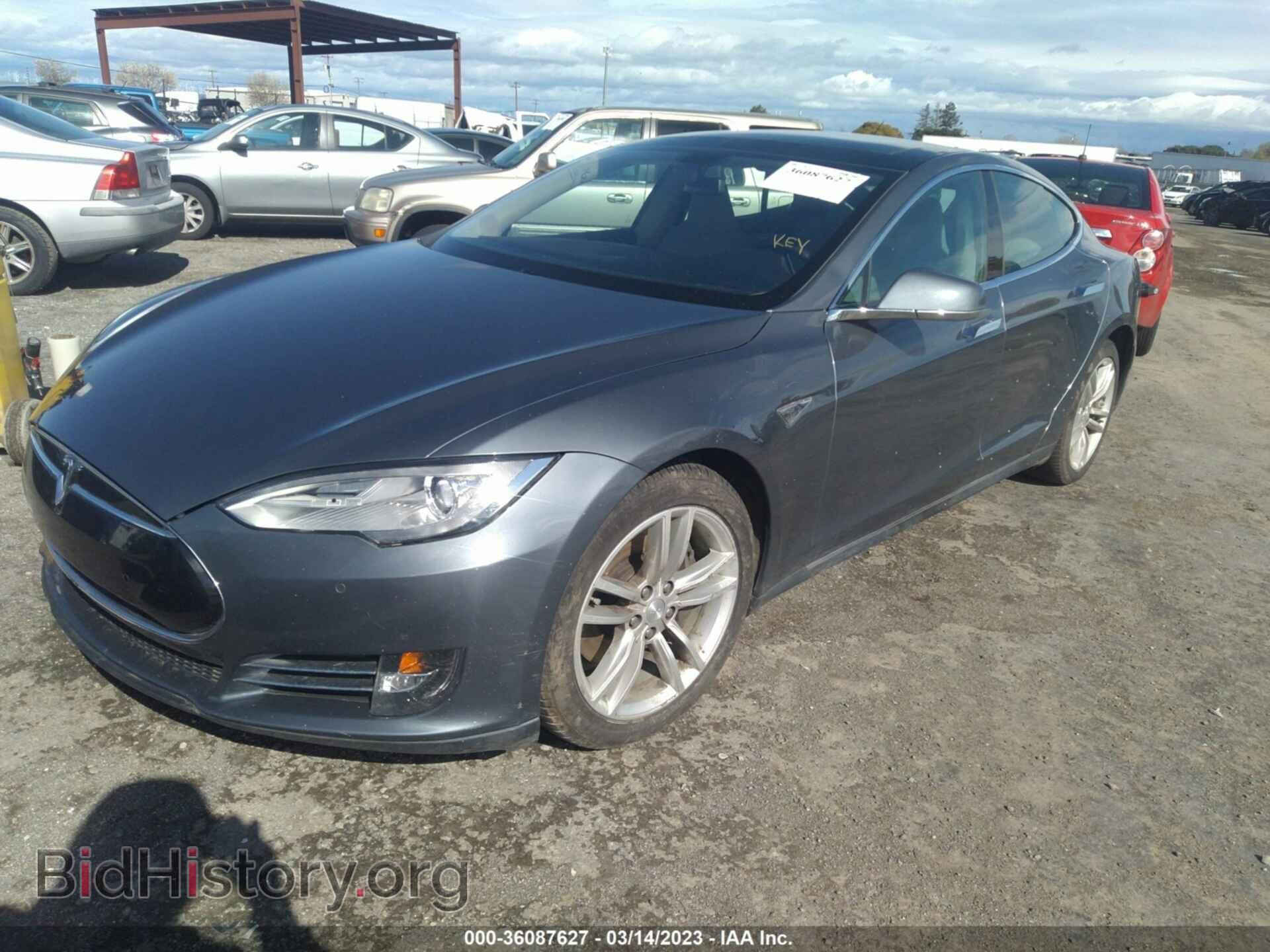 2014 TESLA MODEL S - VIN: 5YJSA1H15EFP28303 - Photo 2