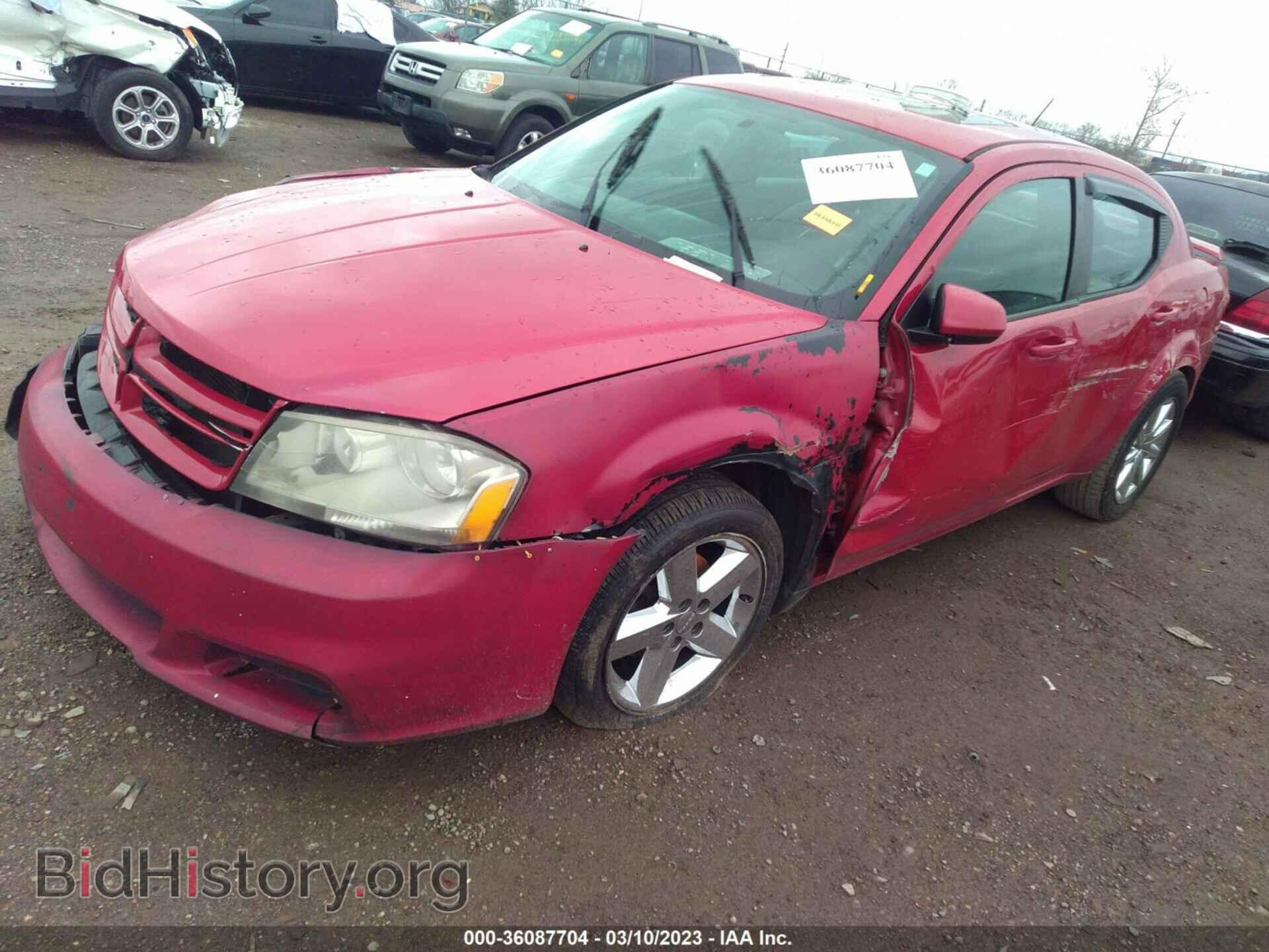 2013 DODGE AVENGER - VIN: 1C3CDZCB2DN730511 - Фото 2
