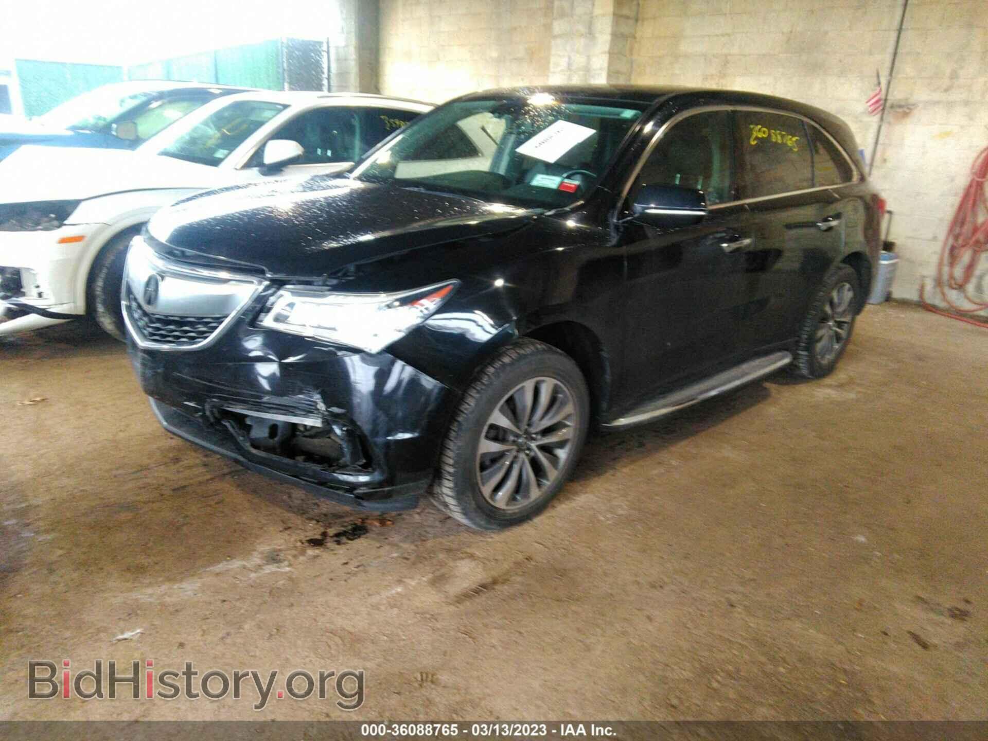 2014 ACURA MDX - VIN: 5FRYD4H42EB008369 - Фото 2