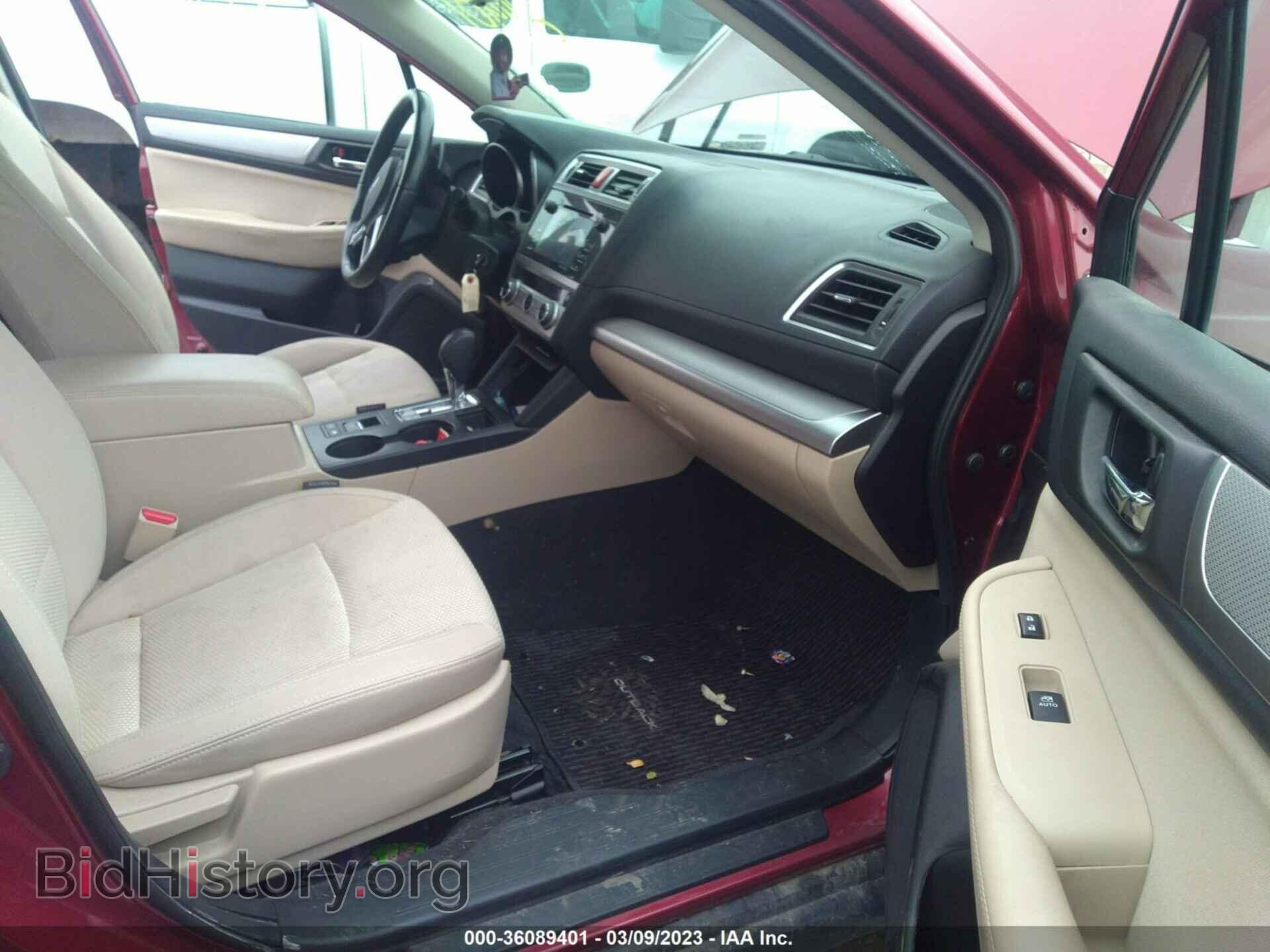 2017 SUBARU OUTBACK - VIN: 4S4BSAFC4H3400174 - Фото 5
