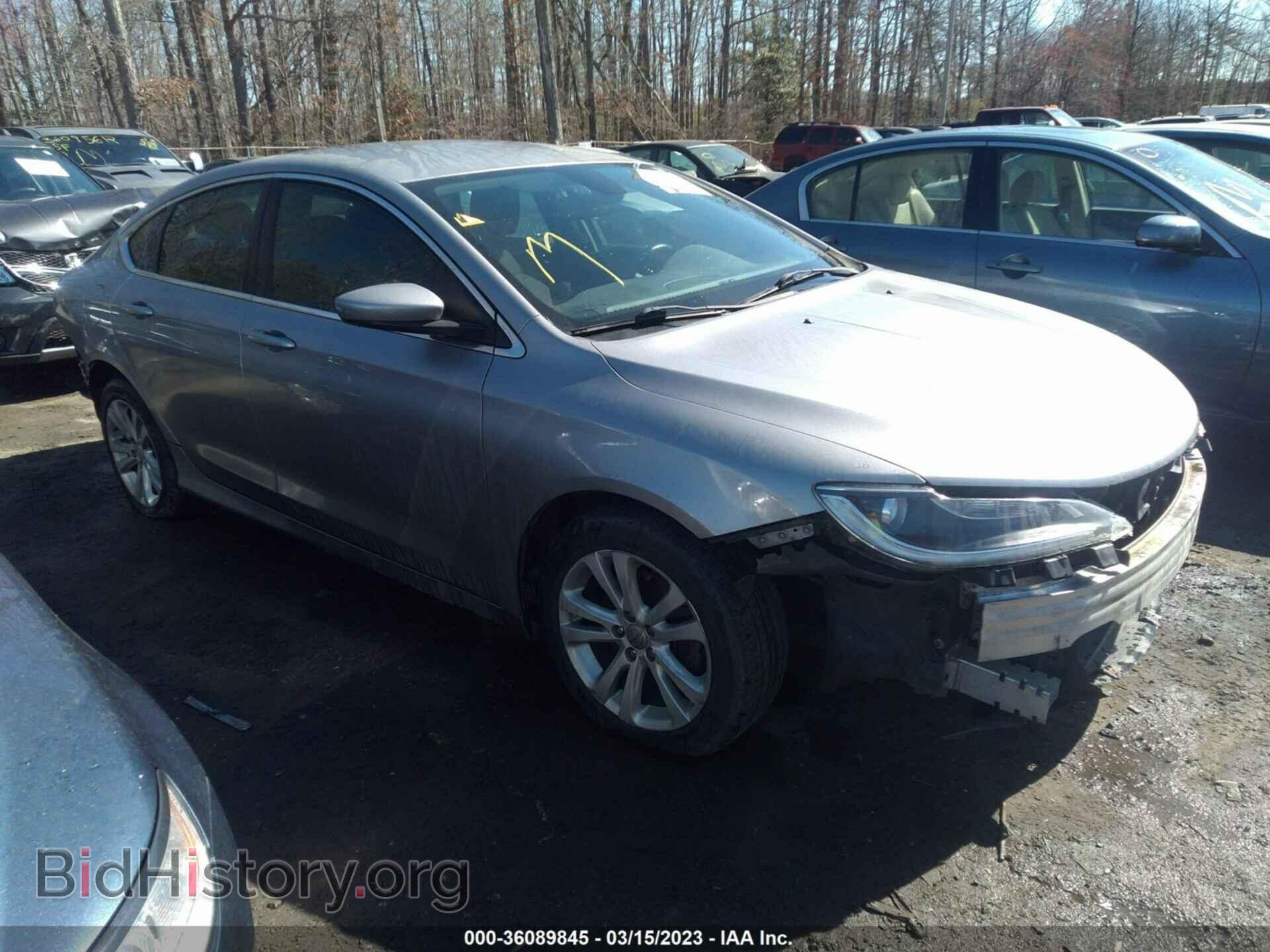 Фотография 1C3CCCAB8FN701553 - CHRYSLER 200 2015