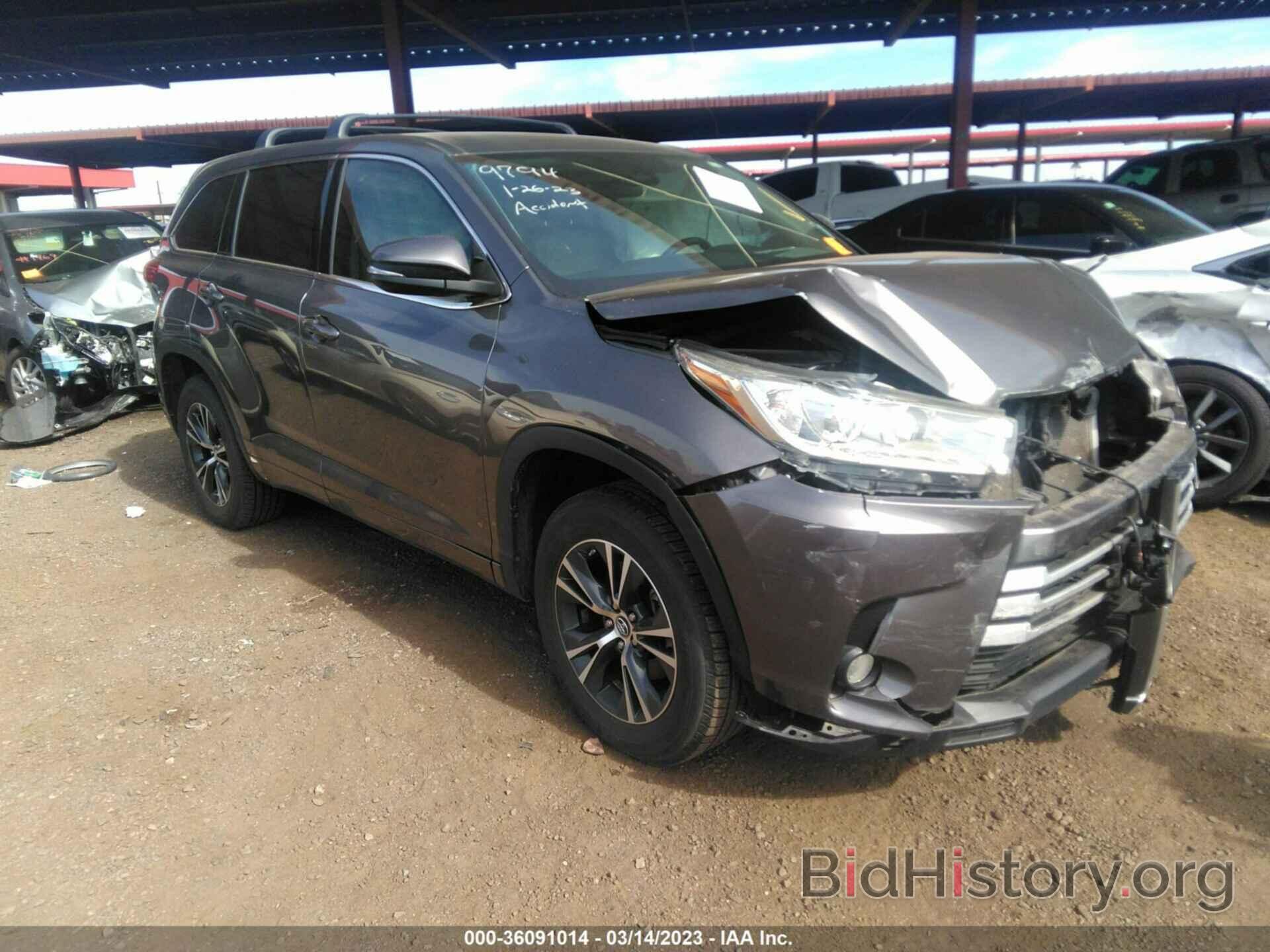 Photo 5TDZZRFH4JS274590 - TOYOTA HIGHLANDER 2018