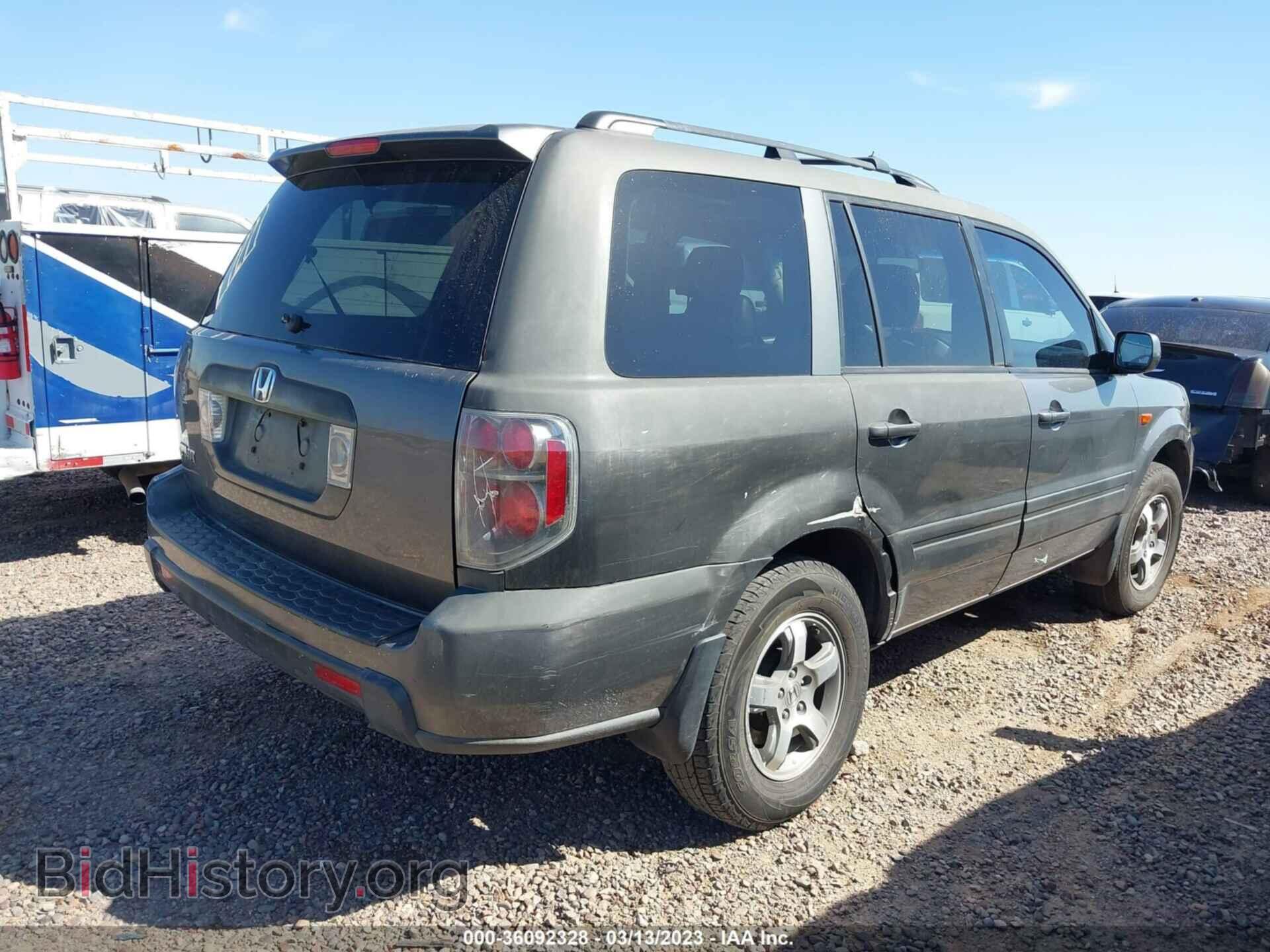 2007 HONDA PILOT - VIN: 5FNYF28637B009759 - Фото 4