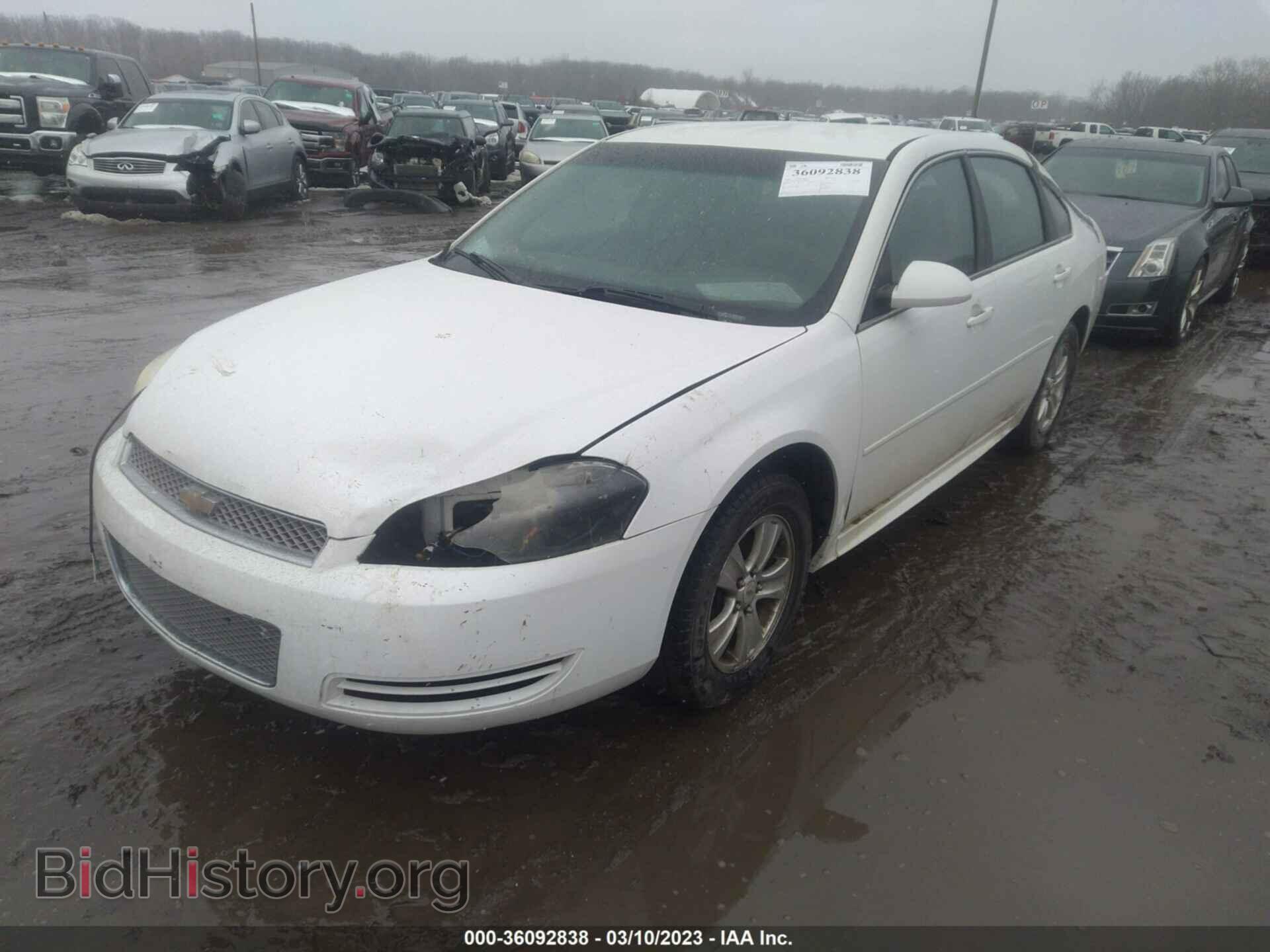 2013 CHEVROLET IMPALA - VIN: 2G1WF5E36D1205074 - Фото 2