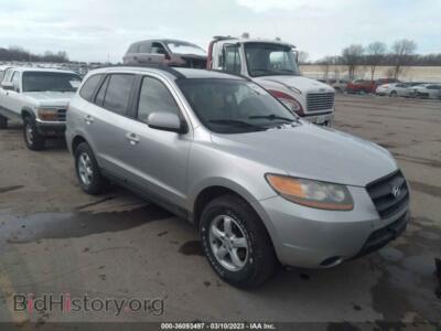 2008 Hyundai SANTA FE GLS, silver — VIN 5NMSG73D78H164465, IAAI