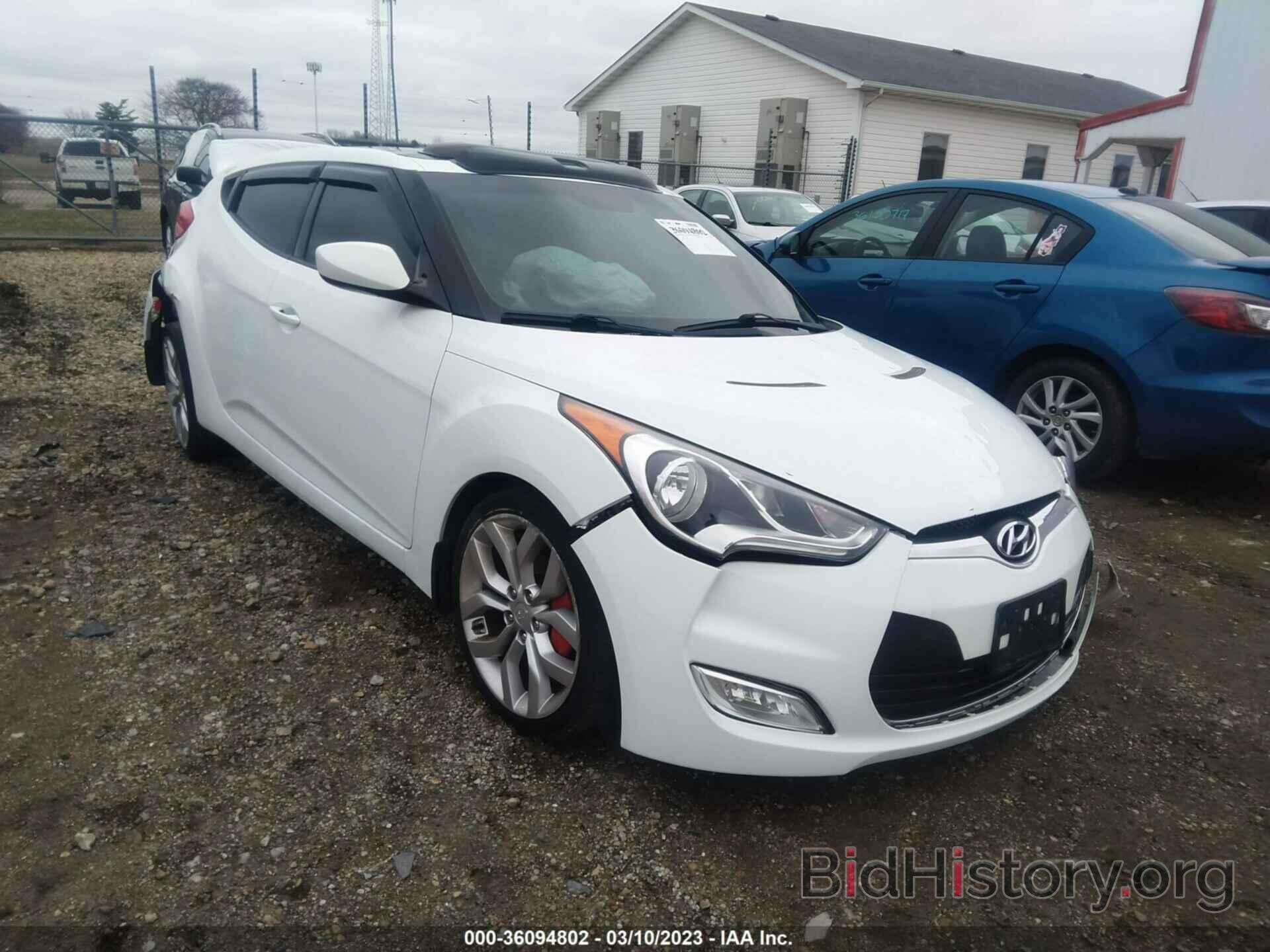 Photo KMHTC6AD0CU081843 - HYUNDAI VELOSTER 2012