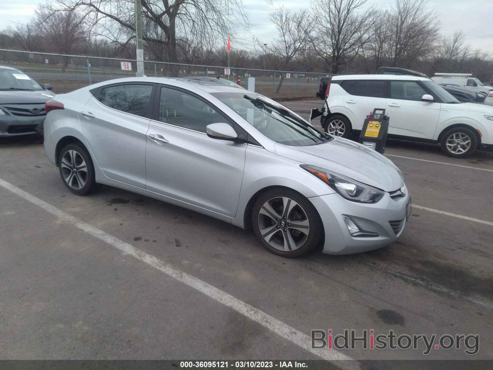 Photo KMHDH4AH2FU393082 - HYUNDAI ELANTRA 2015