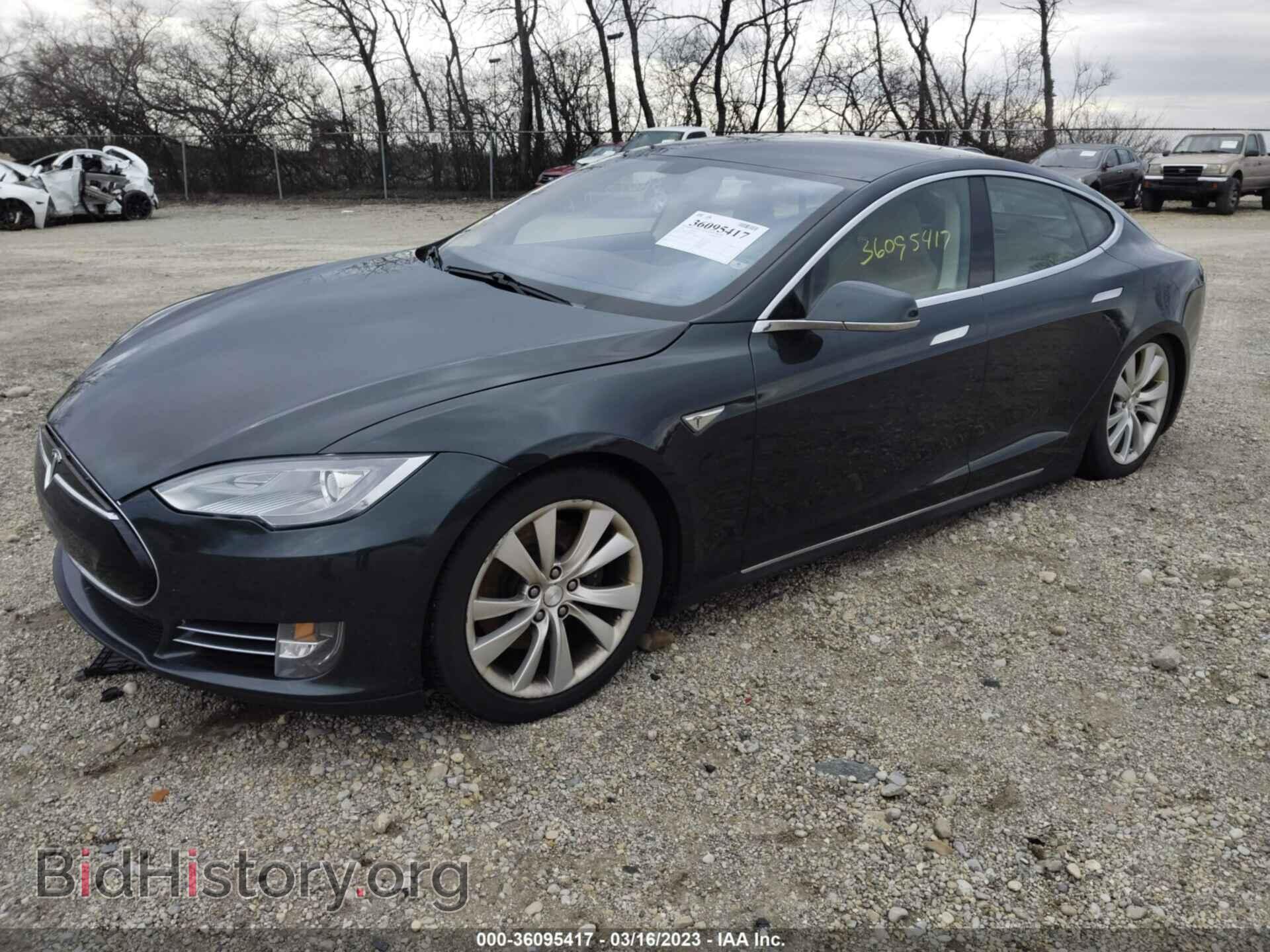 2014 TESLA MODEL S - VIN: 5YJSA1H18EFP41305 - Фото 2