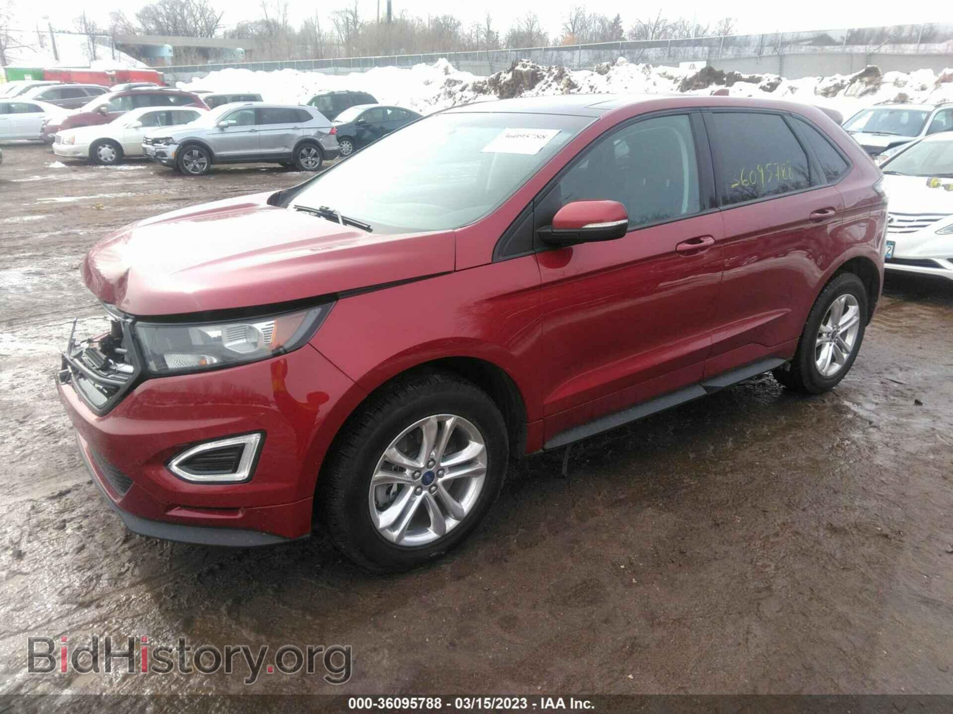 2015 FORD EDGE - VIN: 2FMTK4AP6FBC06596 - Фото 2