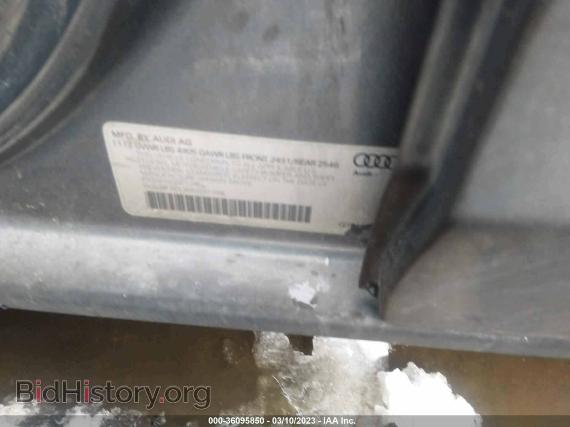2013 AUDI A4 - VIN: WAUBFAFL3DN031148 - Фото 9