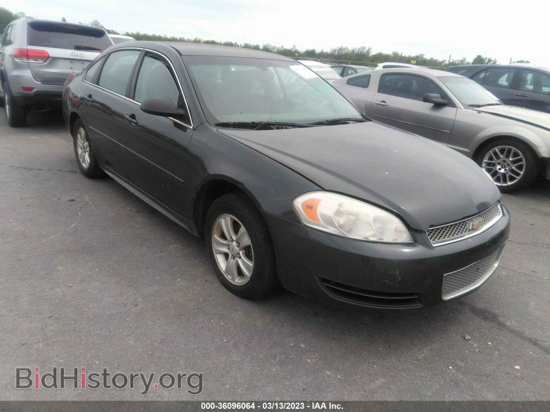 Фотография 2G1WA5E34C1239883 - CHEVROLET IMPALA 2012