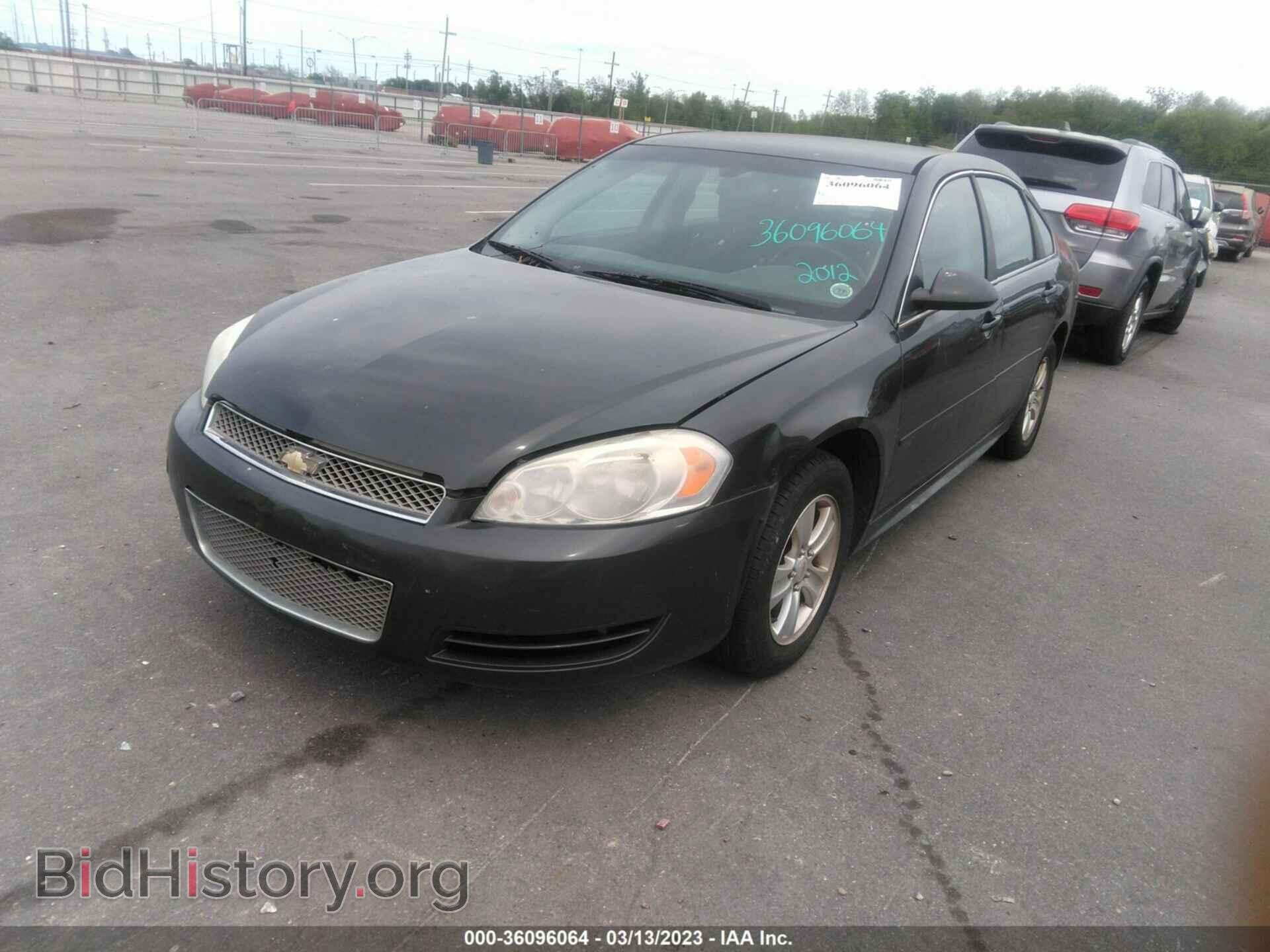 2012 CHEVROLET IMPALA - VIN: 2G1WA5E34C1239883 - Фото 2