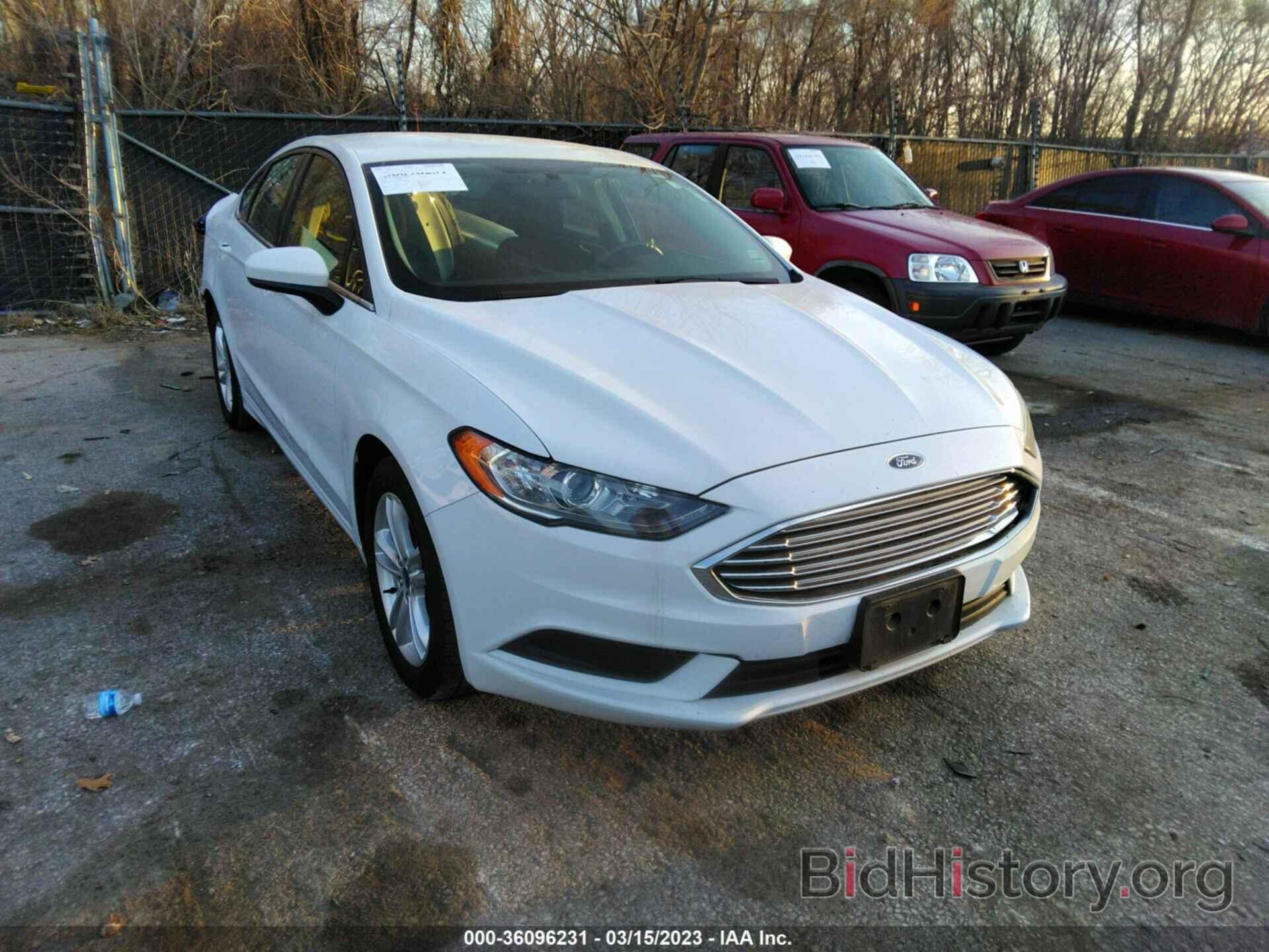 Photo 3FA6P0H7XJR285904 - FORD FUSION 2018