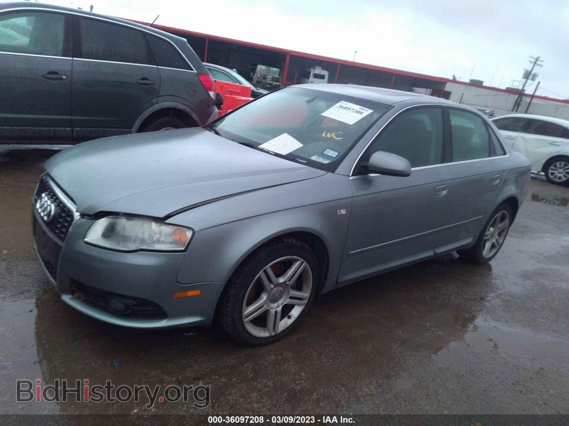2008 AUDI A4 - VIN: WAUDF78E88A104067 - Фото 2