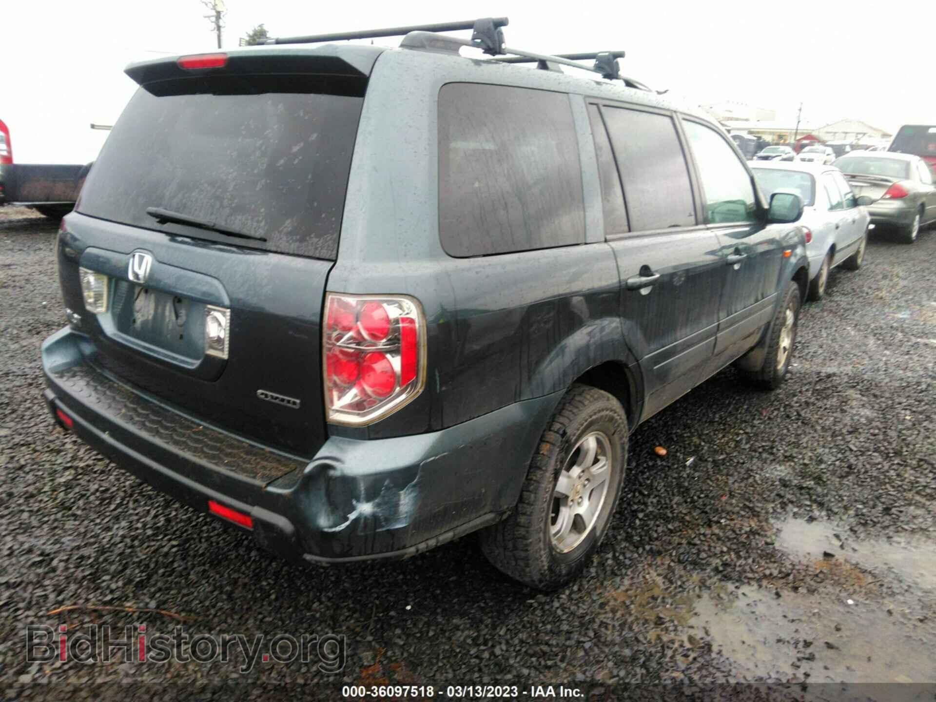 2006 HONDA PILOT - VIN: 2HKYF18646H513697 - Фото 4
