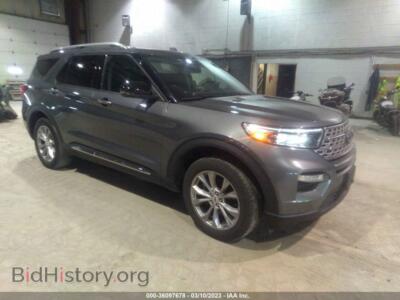 2021 Ford EXPLORER Limited, gray — VIN 1FMSK8FH3MGB02903, IAAI