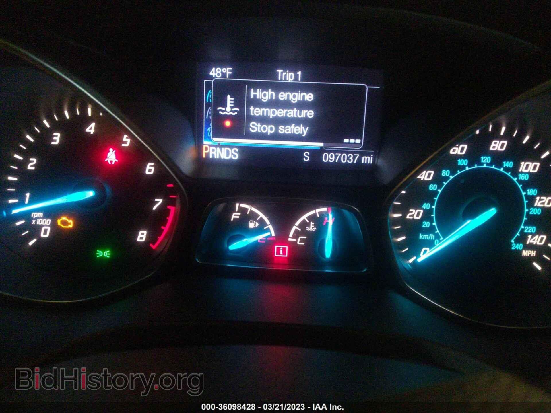 2014 FORD ESCAPE - VIN: 1FMCU9JX7EUC15520 - Фото 7