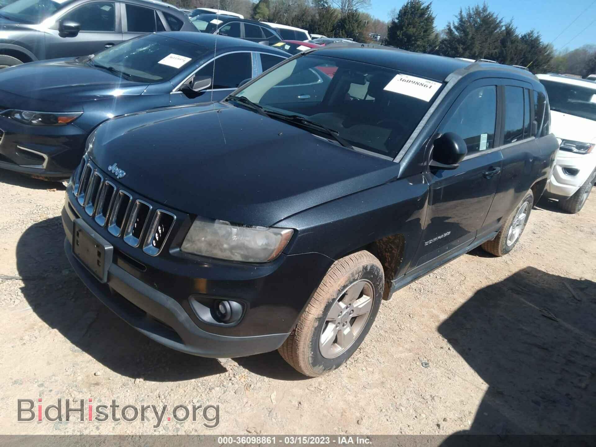 2014 JEEP COMPASS - VIN: 1C4NJCBA7ED573827 - Фото 2