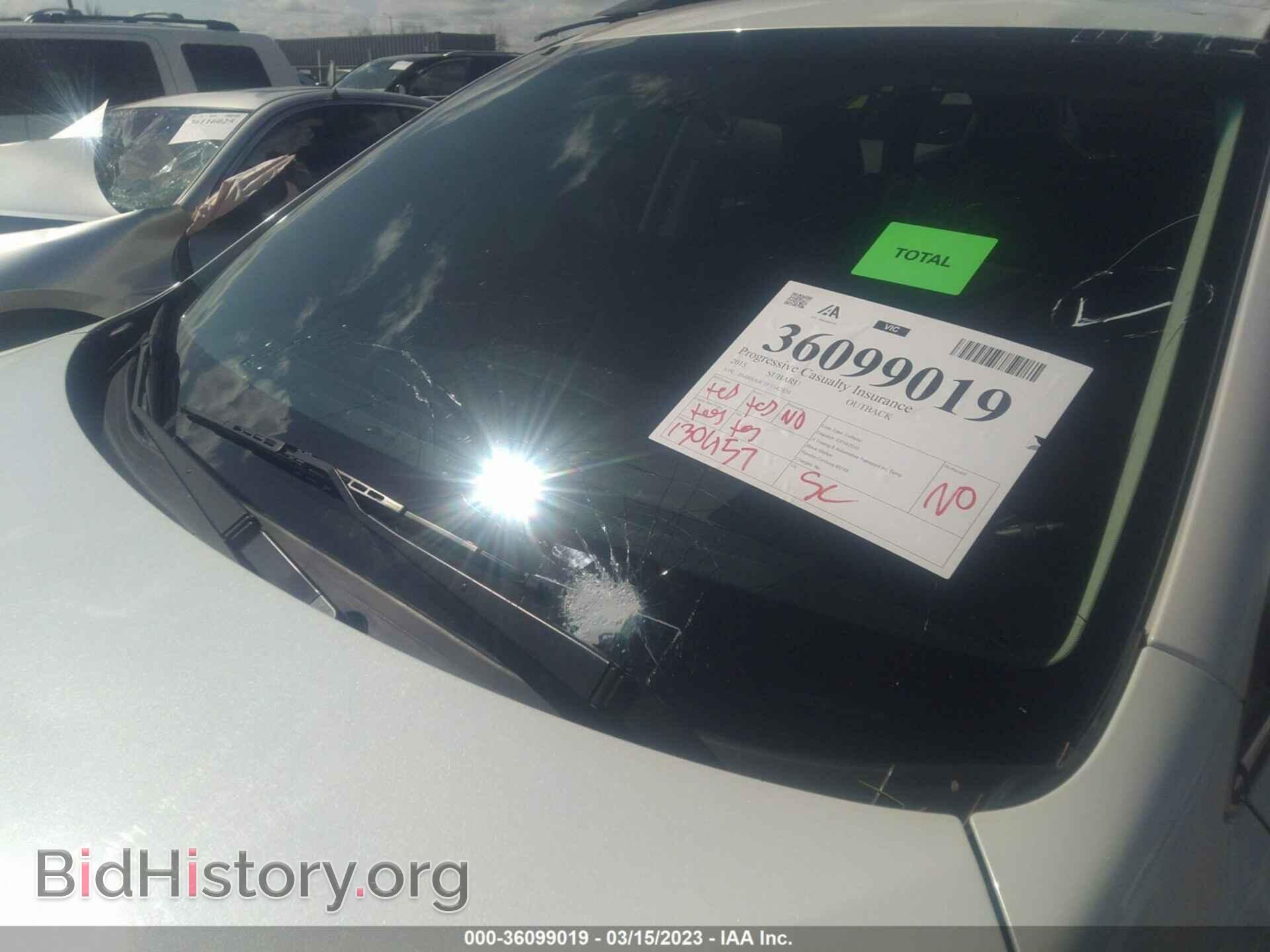 2015 SUBARU OUTBACK - VIN: 4S4BSAJC1F3342920 - Фото 6