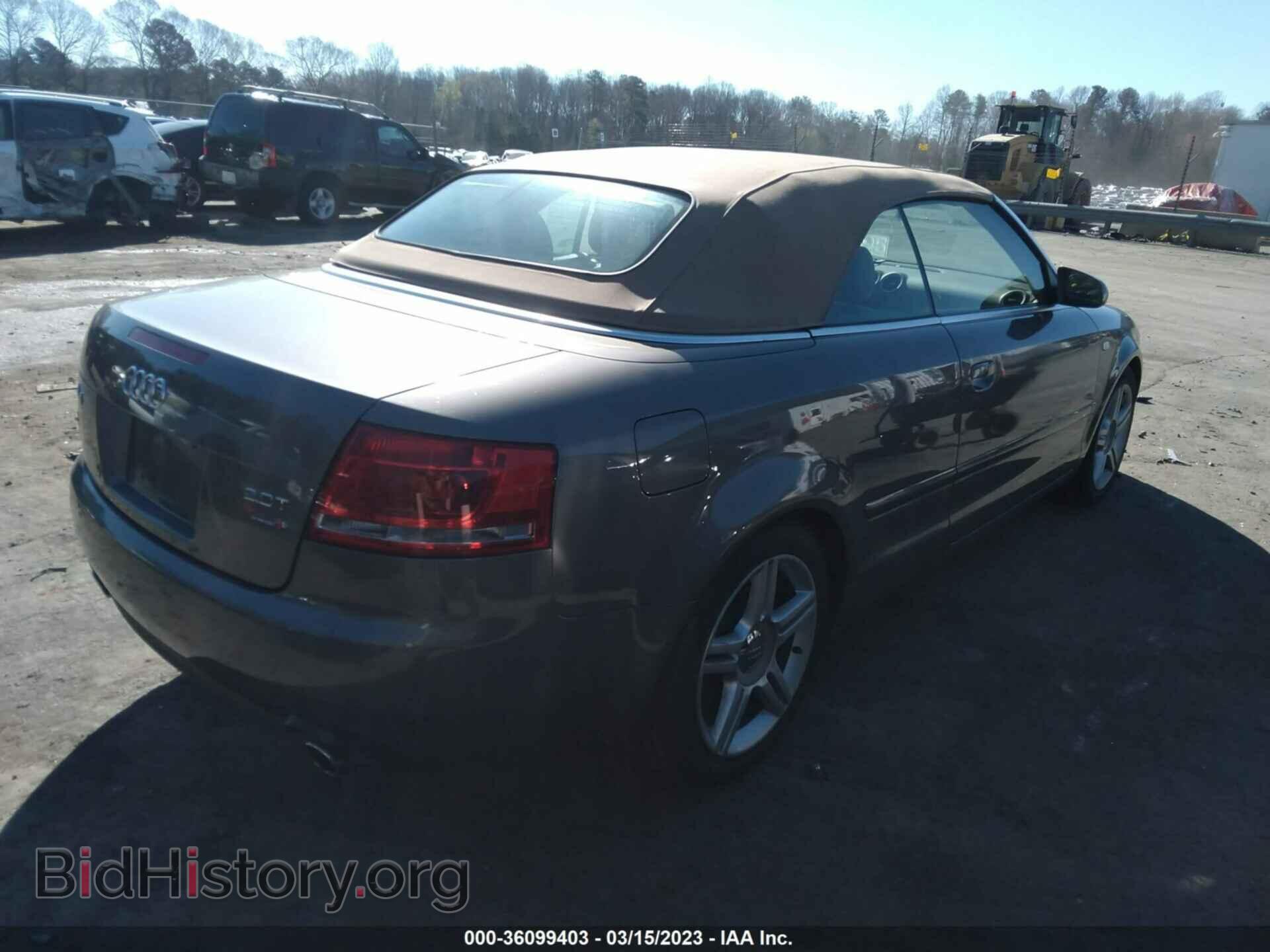 2007 AUDI A4 - VIN: WAUAF48H17K022394 - Фото 4