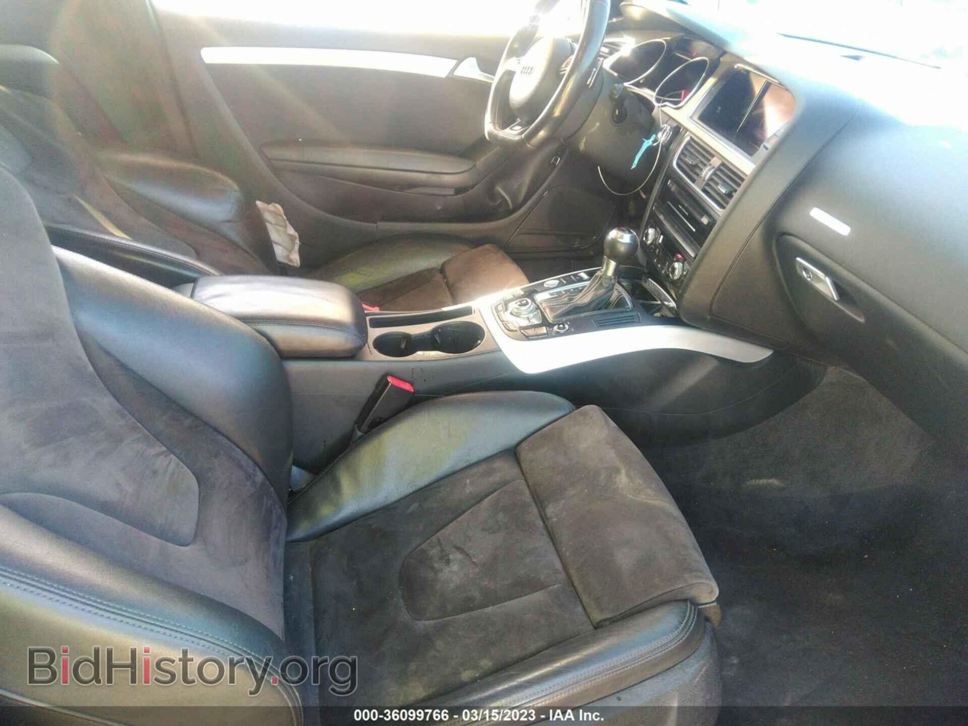 2013 AUDI S5 - VIN: WAUCGAFR8DA047813 - Photo 5