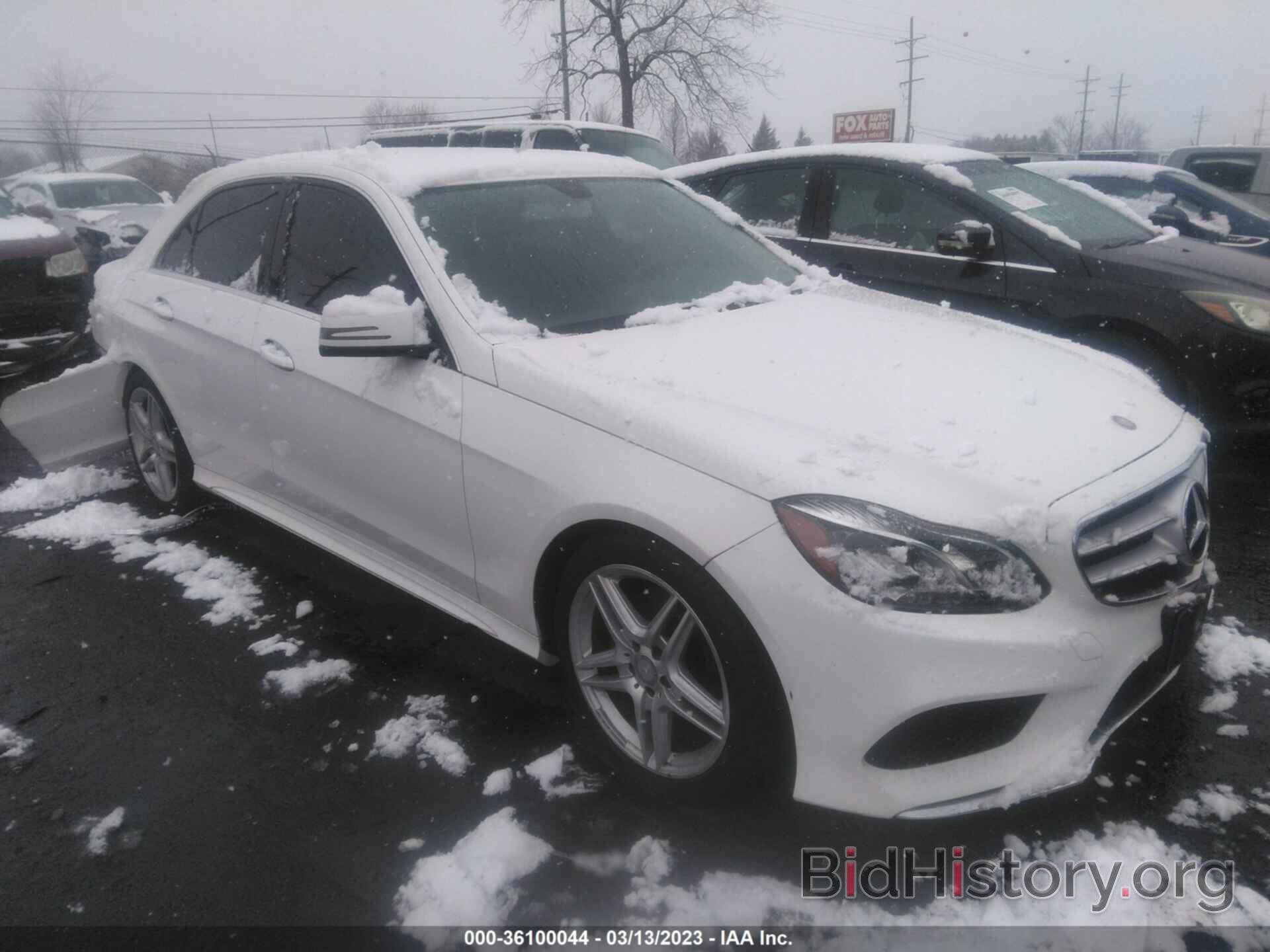 Photo WDDHF8JB4EA899677 - MERCEDES-BENZ E-CLASS 2014