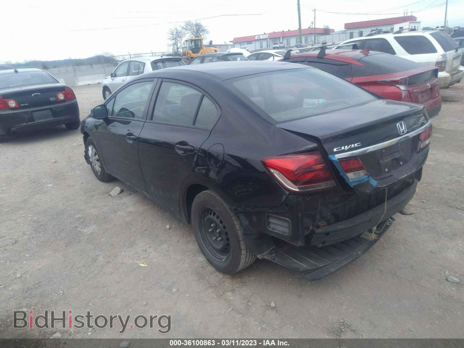 2013 HONDA CIVIC SDN - VIN: 19XFB2F55DE003086 - Фото 3