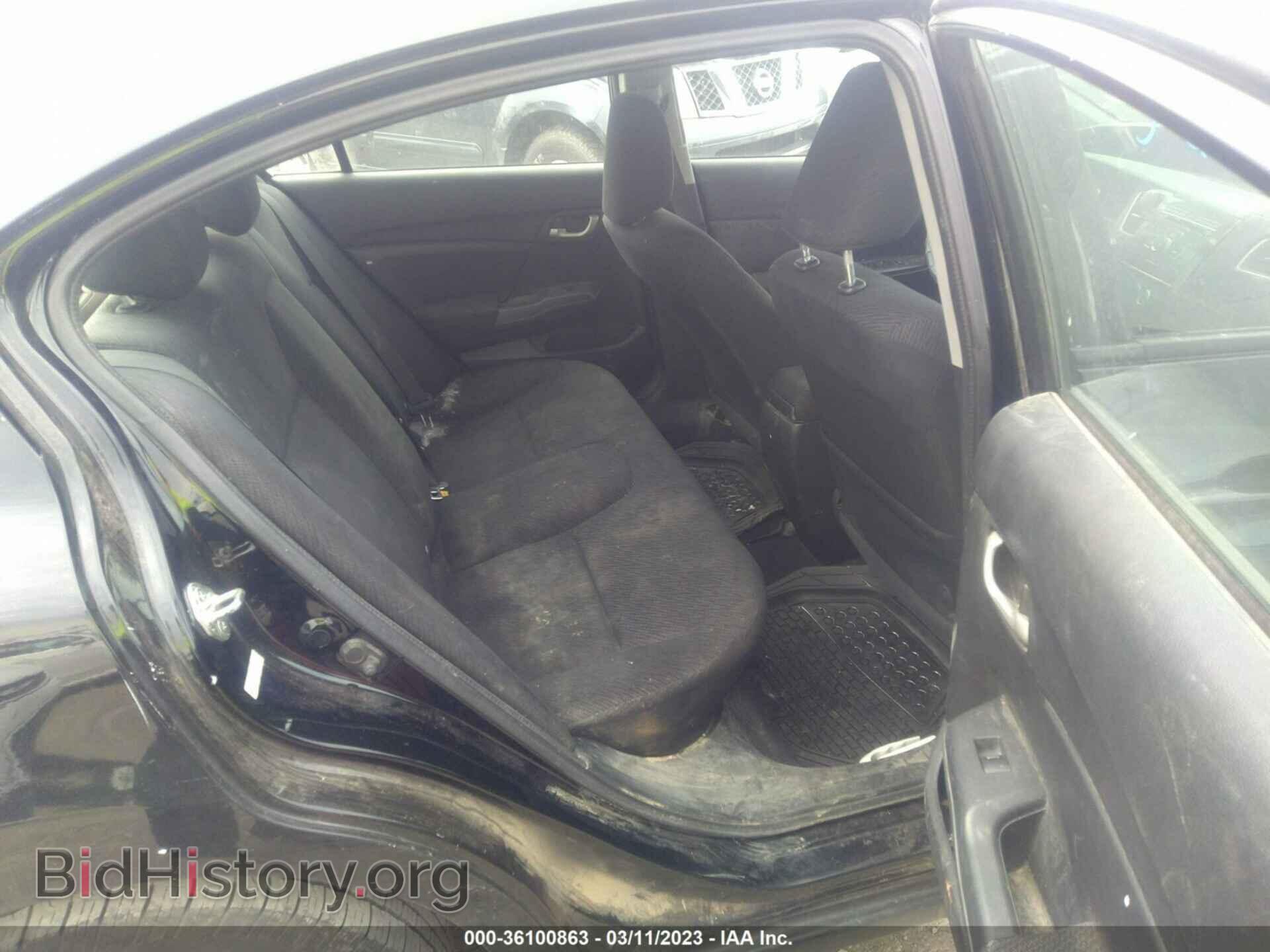 2013 HONDA CIVIC SDN - VIN: 19XFB2F55DE003086 - Фото 8