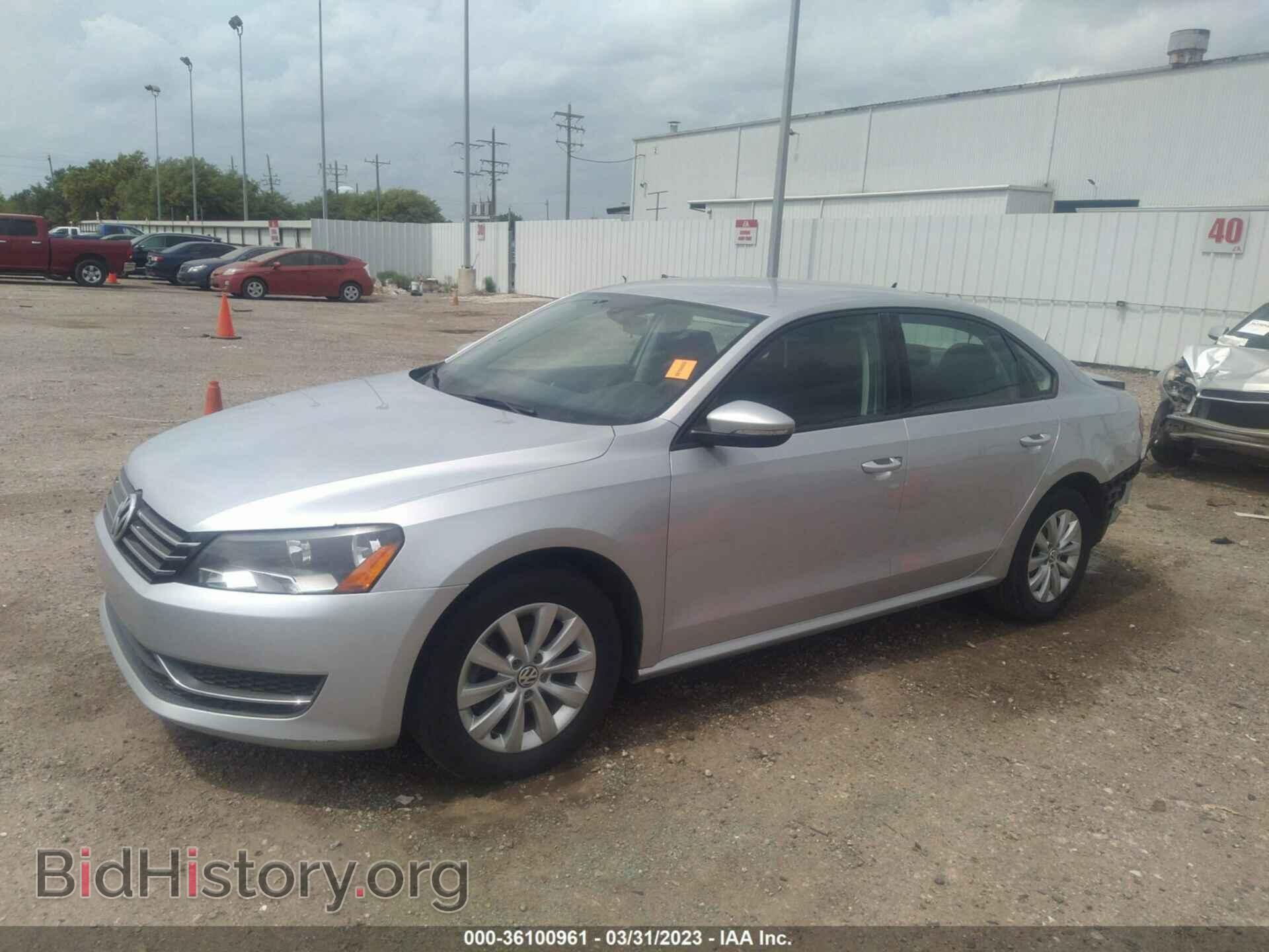 2012 VOLKSWAGEN PASSAT - VIN: 1VWAH7A38CC096619 - Фото 2