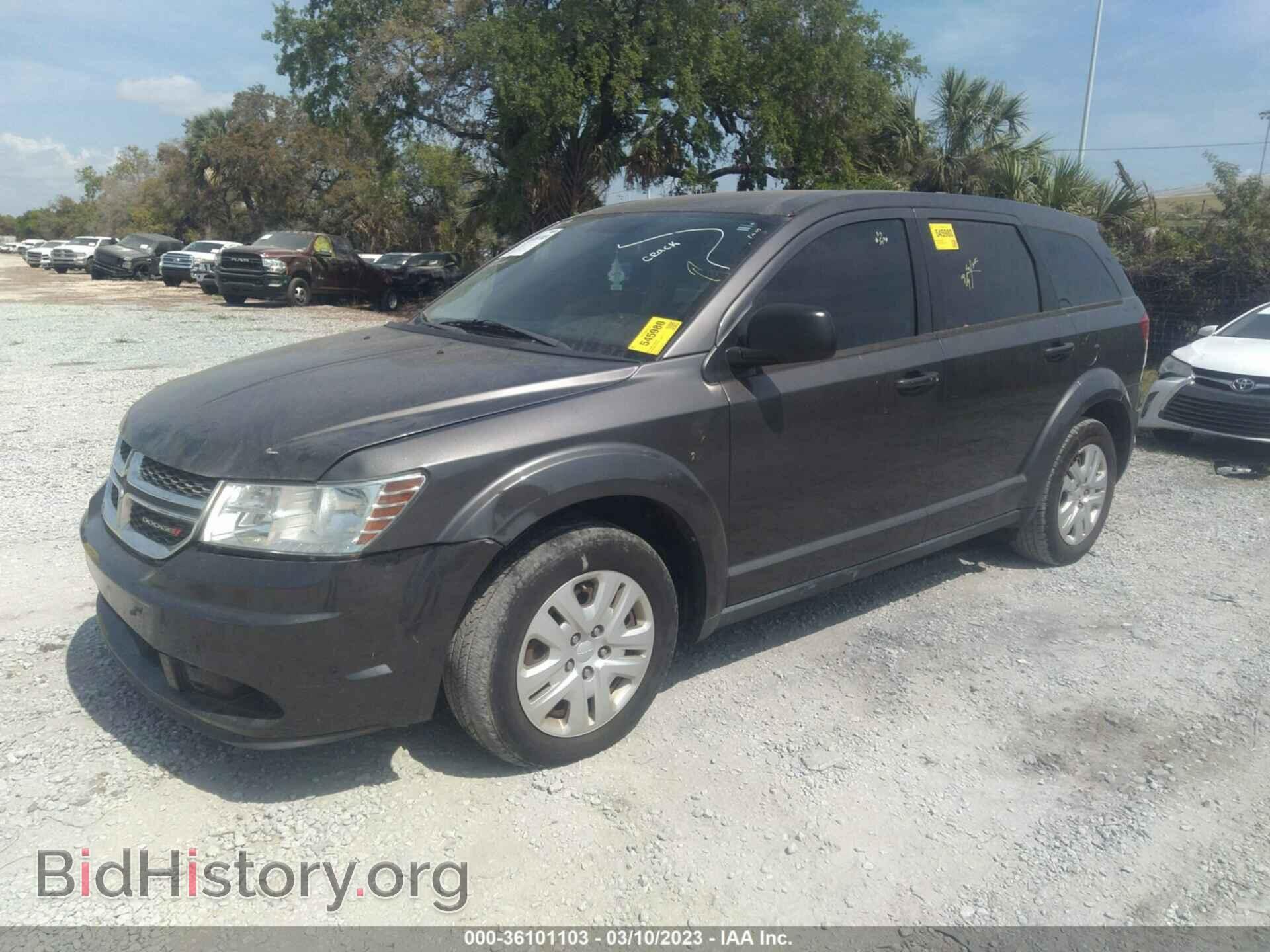 2015 DODGE JOURNEY - VIN: 3C4PDCABXFT583760 - Фото 2