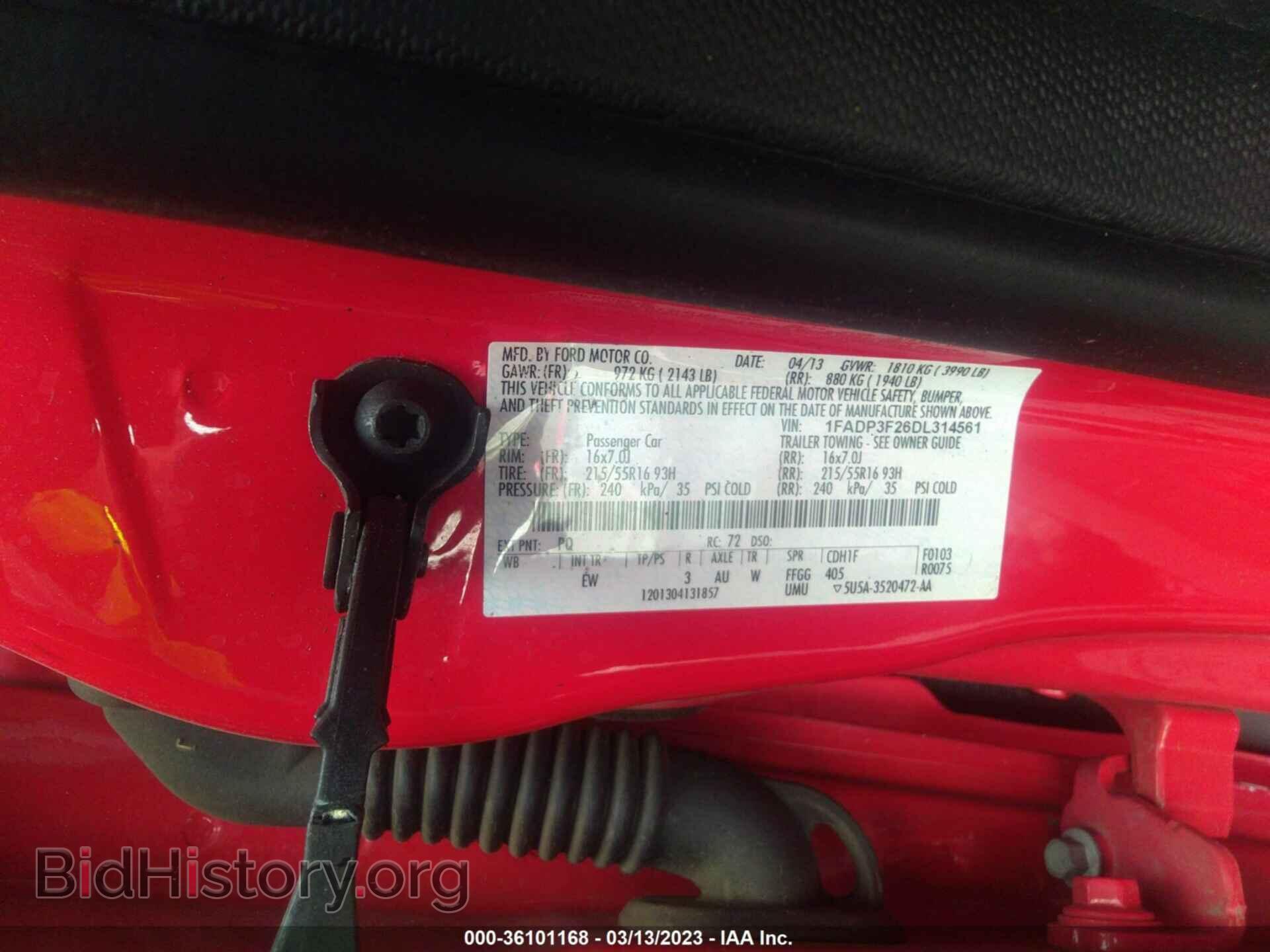 2013 FORD FOCUS - VIN: 1FADP3F26DL314561 - Photo 9