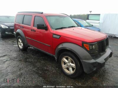2007 Dodge NITRO SXT, красный — VIN 1D8GT28K37W690116, IAAI