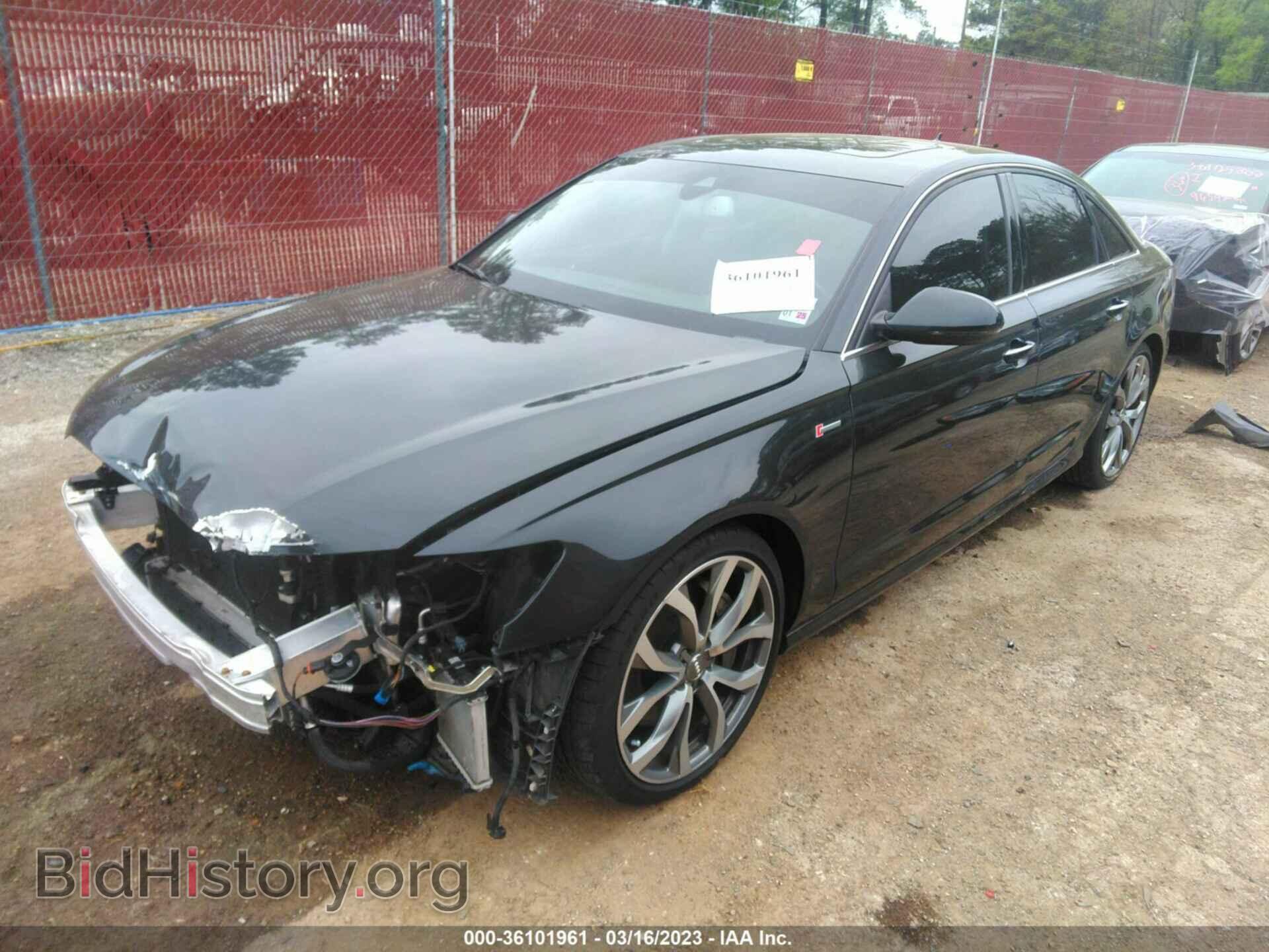 2013 AUDI A6 - VIN: WAUHGAFC6DN141716 - Фото 2