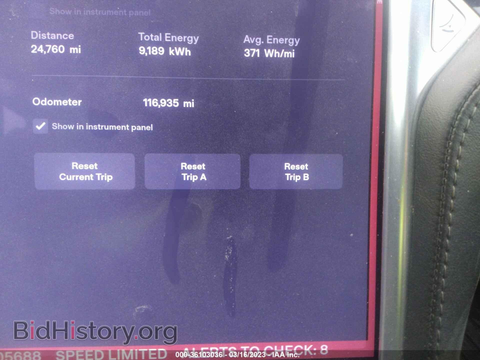 2017 TESLA MODEL S - VIN: 5YJSA1E1XHF205688 - Фото 7