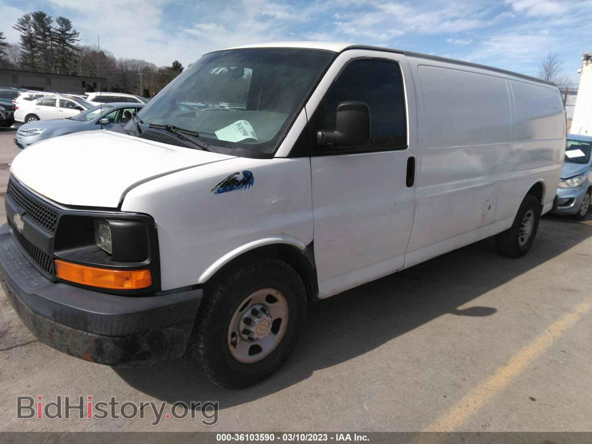 2013 CHEVROLET EXPRESS CARGO VAN - VIN: 1GCZGUCG5D1104020 - Фото 2